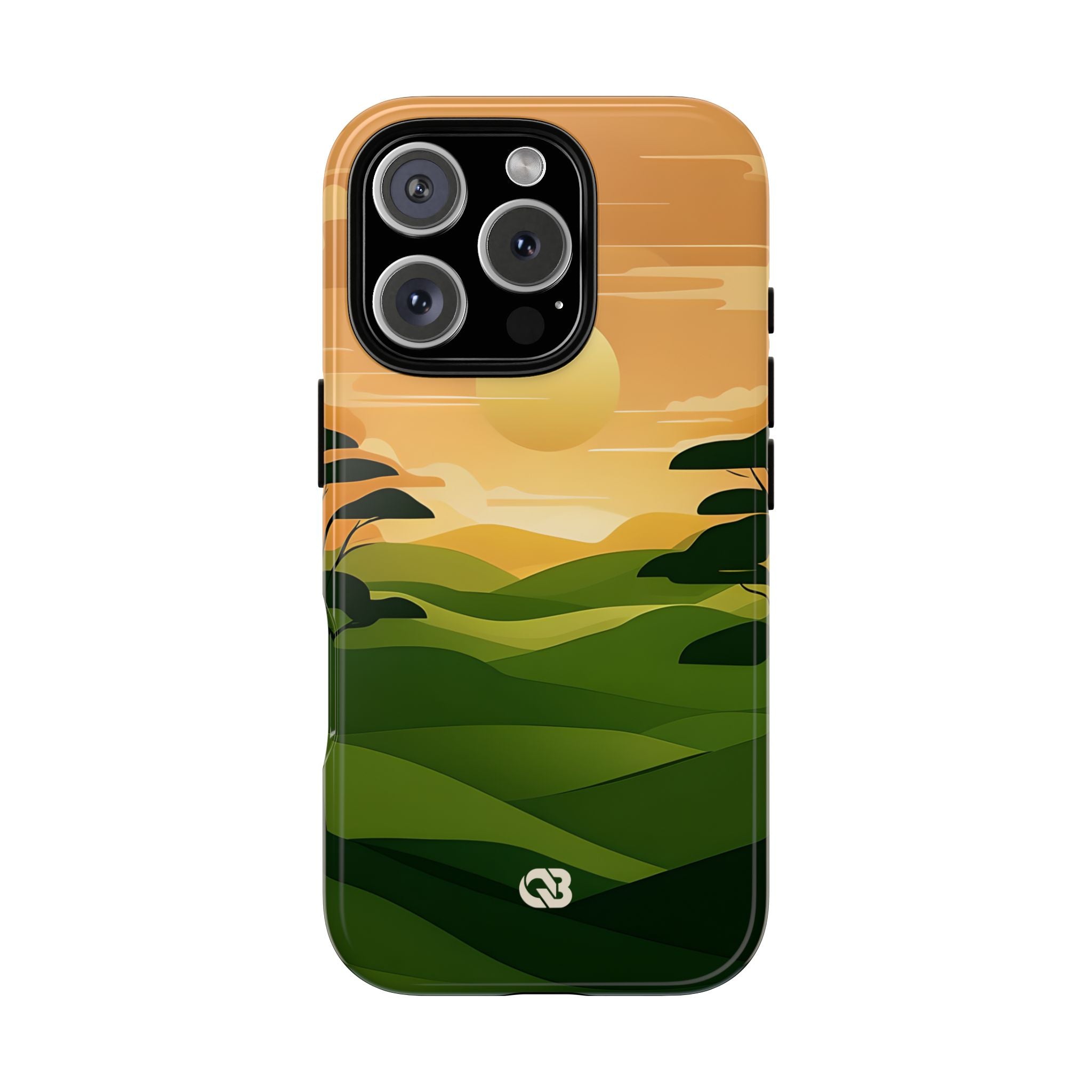 Verdant Horizon Sun · Tough Phone Case for iPhone