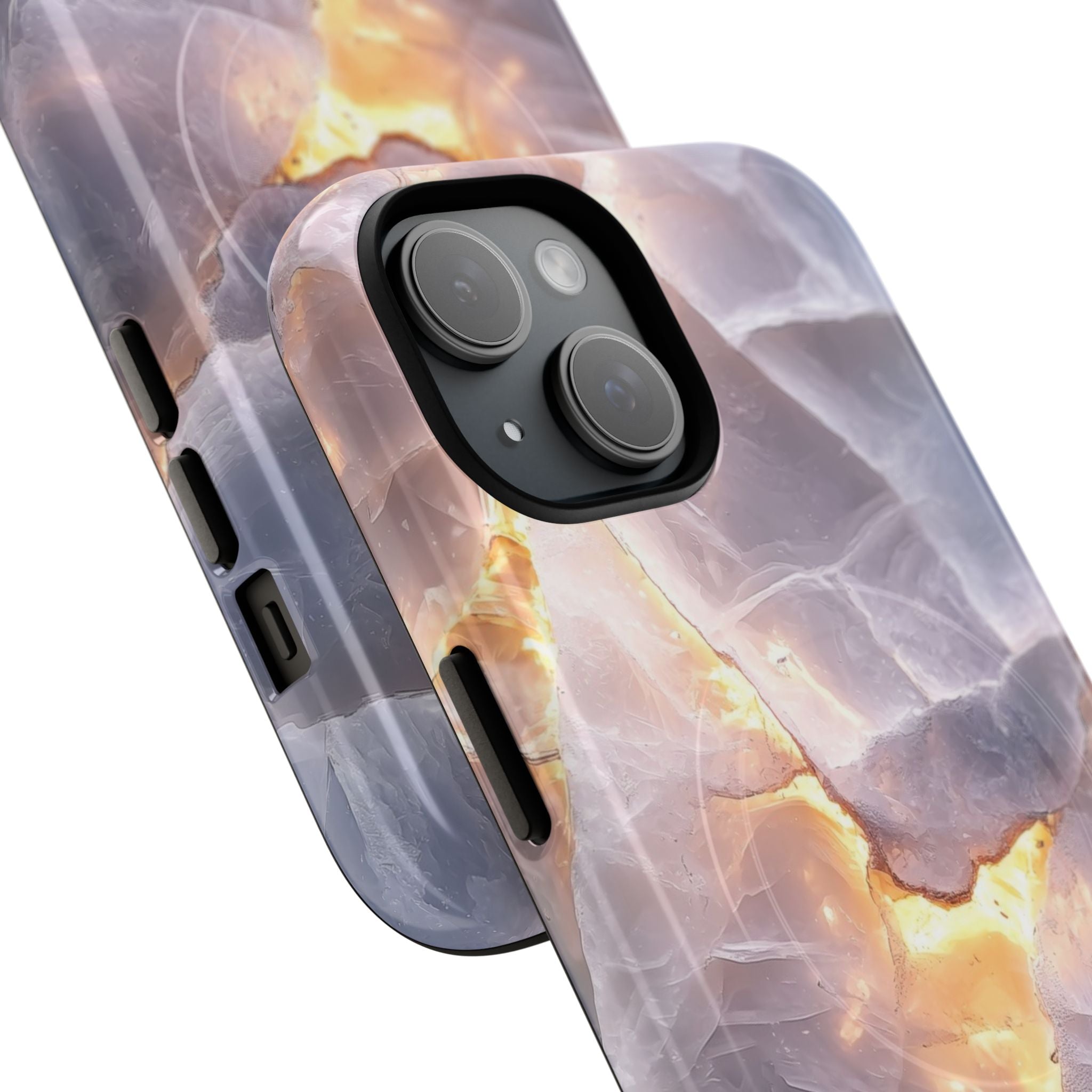 Crystal Veins iPhone 15 Case - Tough+