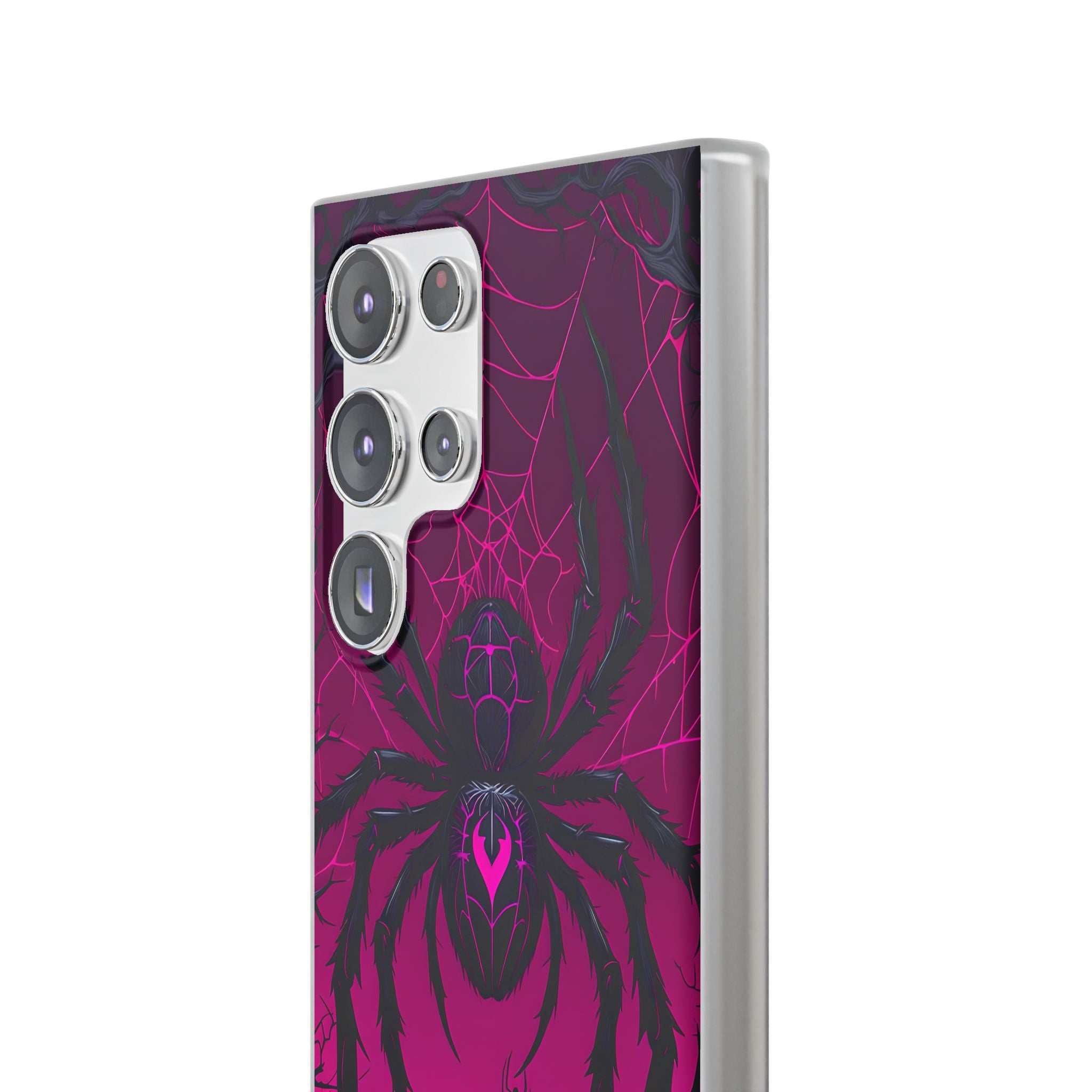 Obsidian Neon Widow · Soft Custodia per Samsung