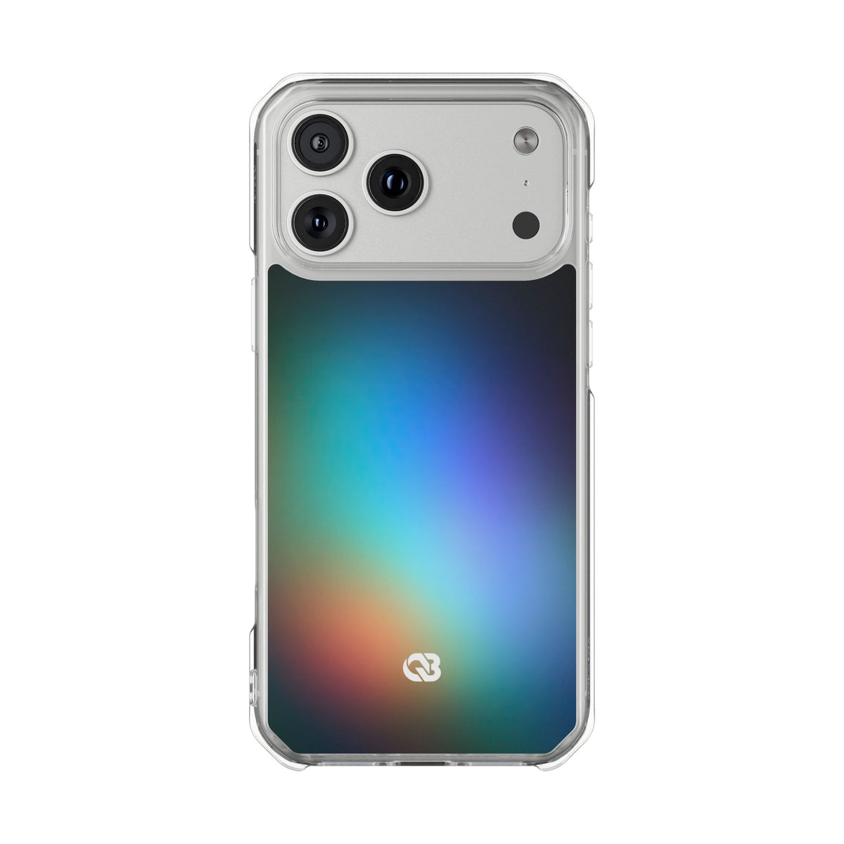 Black Impact MagSafe Phone Case for iPhone - Electric Prism Grain