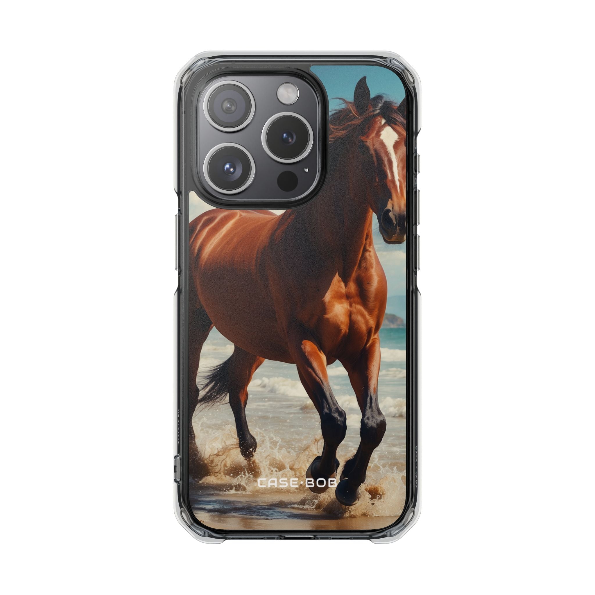 Blazing Horse iPhone 15 Pro Cover - Impact