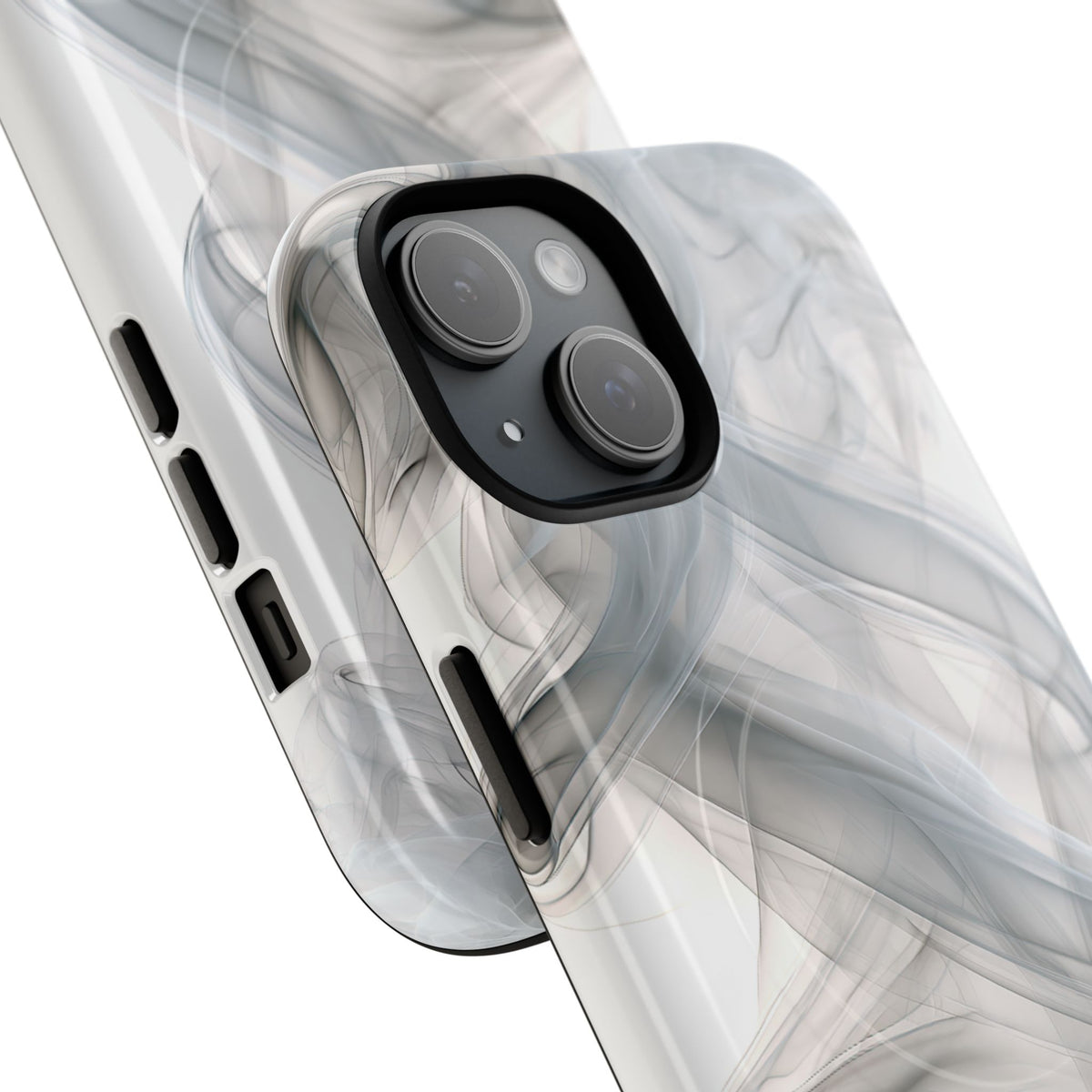 Vapor Noir · Tough 2.0 Magnetic Phone Case for iPhone · White