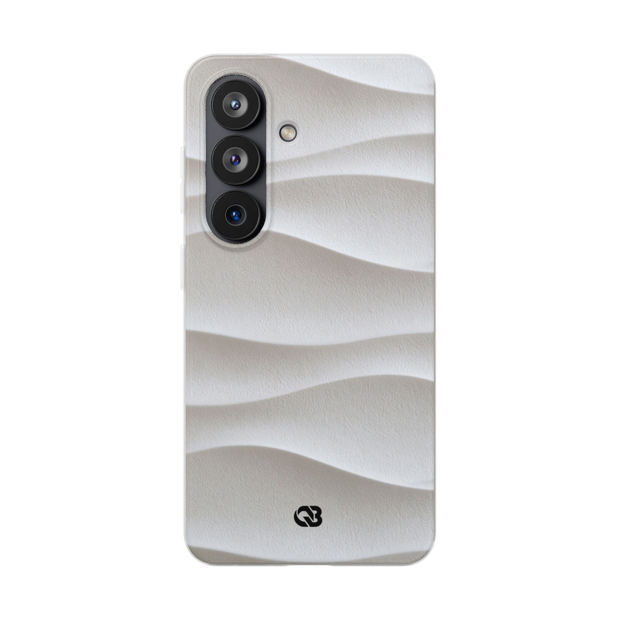White Lite Phone Case for Samsung - Arctic Flow Ridges