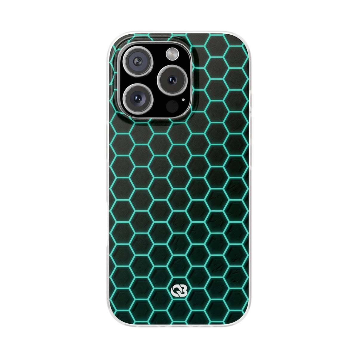 Neon Hex Spectrum · Lite Phone Case for iPhone · Teal