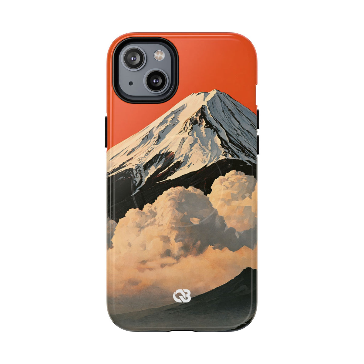 Sacred Peak Fuji · Tough 2.0 Magnetic Phone Case for iPhone · Orange
