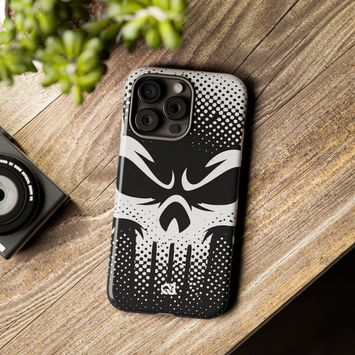 Phantom Halftone · Tough Phone Case for iPhone · Black