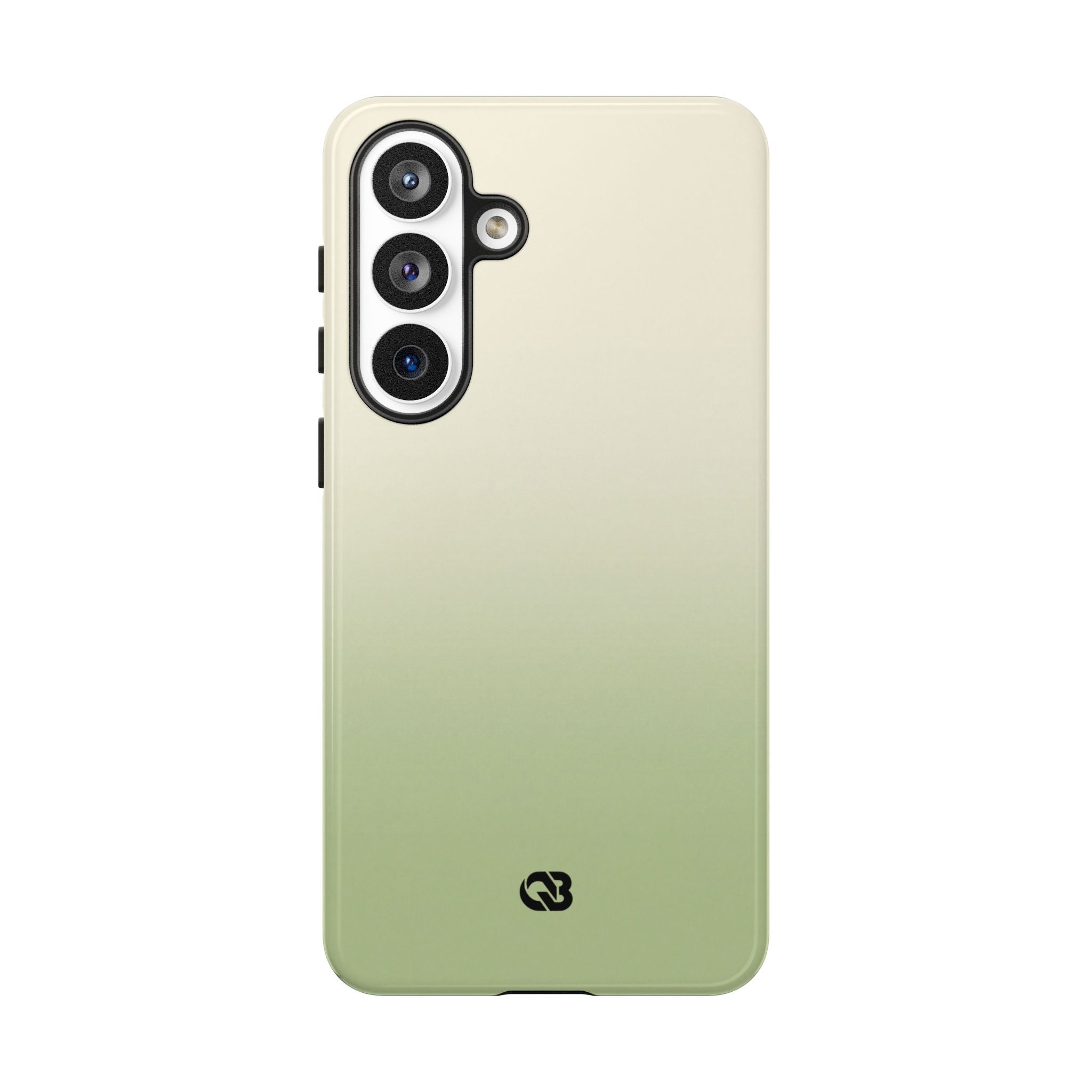 Green Tough Phone Case for Samsung - Bone Sage Fade