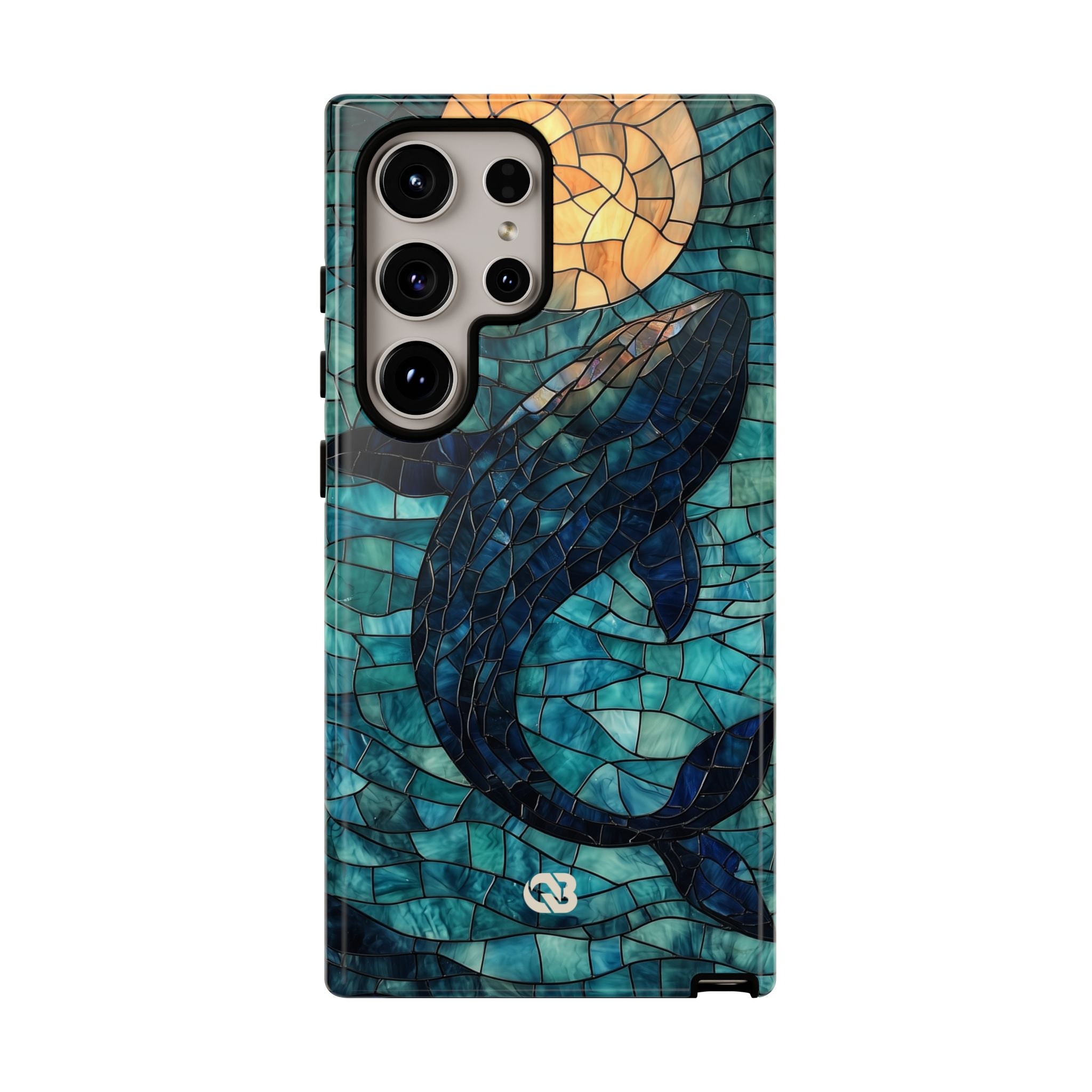 Stained Moon Whale · Tough Coque de téléphone pour Samsung