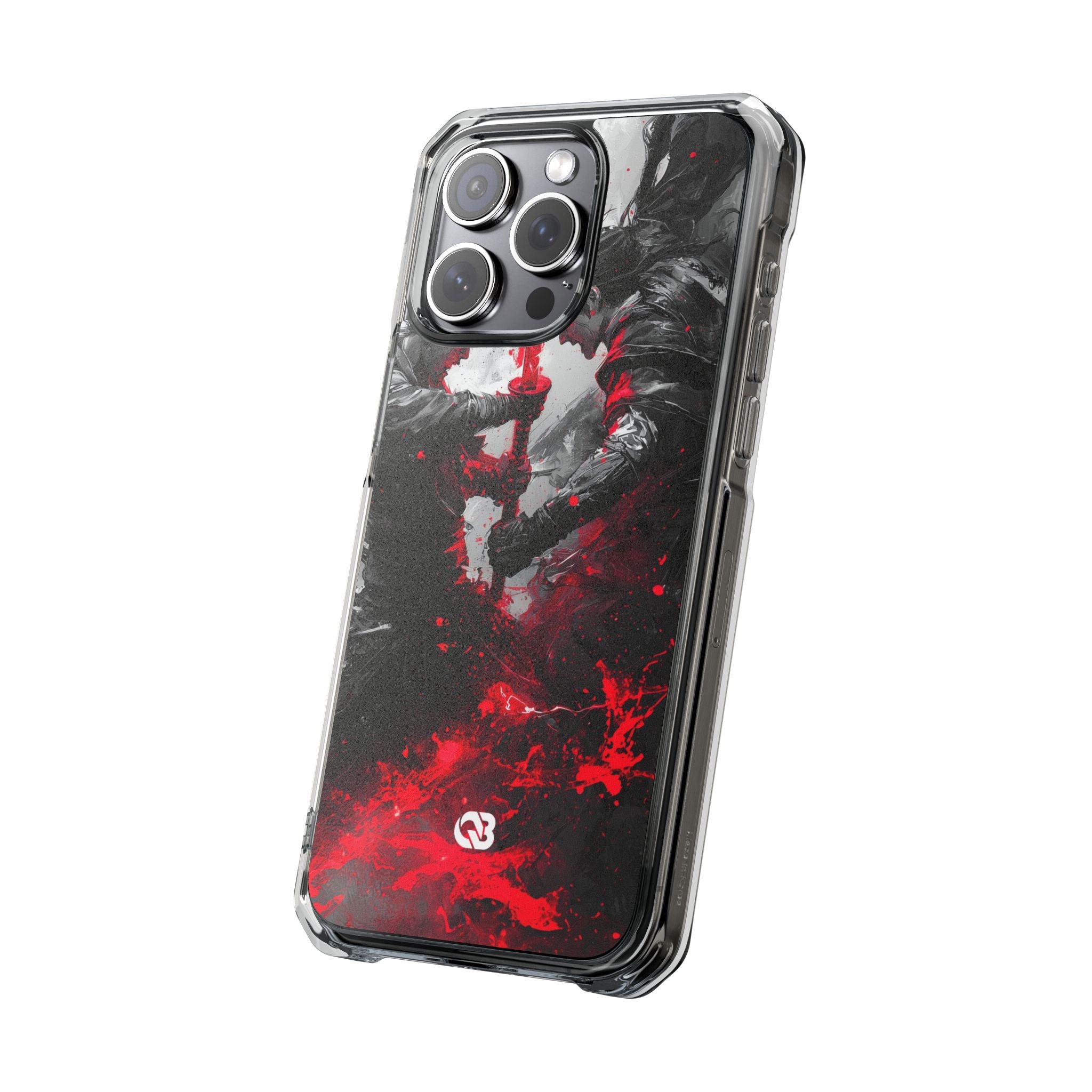 Shattered Crimson Duel · Impact Hoesje voor iPhone · Magsafe