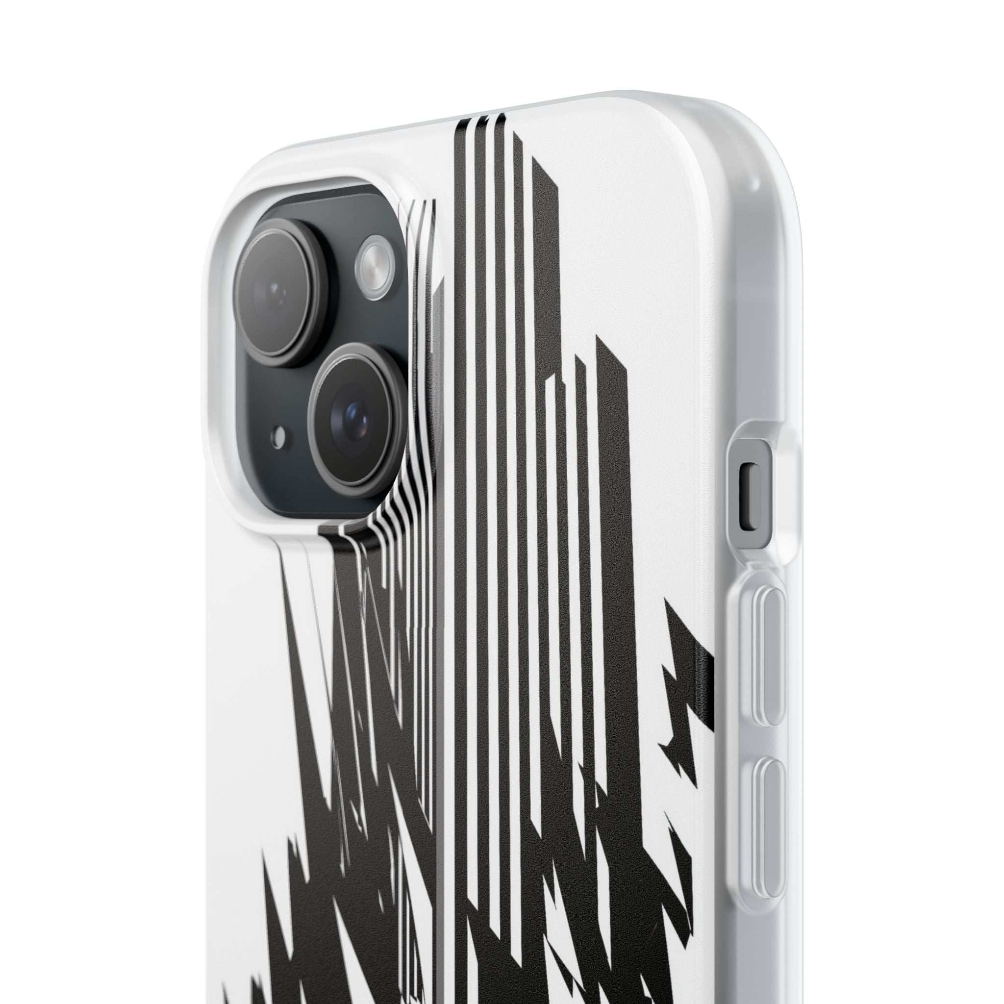 White Lite Phone Case for iPhone - Shattered Vector Spire
