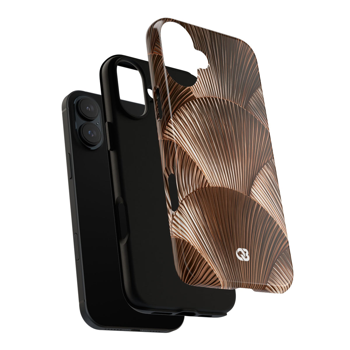Rose Gilded Fan · Tough Phone Case for iPhone · Gold