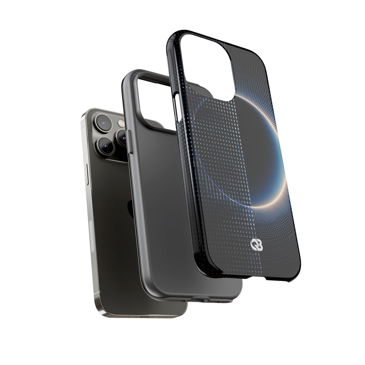 Luminous Meridian · Tough Phone Case for iPhone · Black