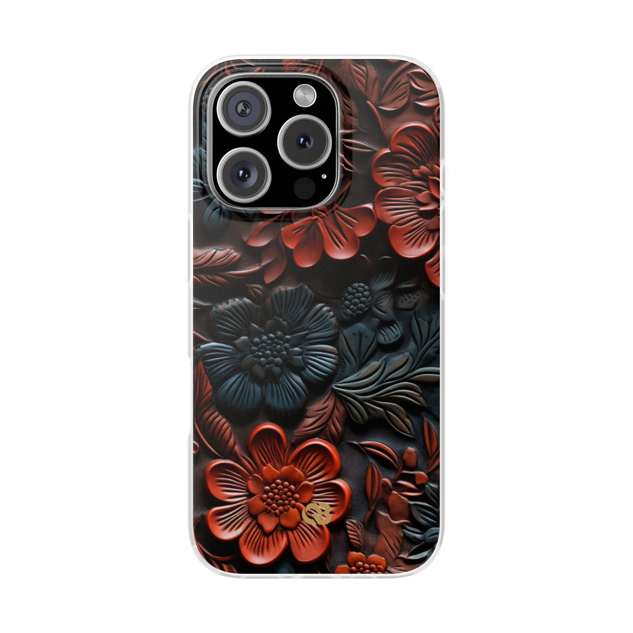 Carved Earth Bloom · Soft Phone Case for iPhone