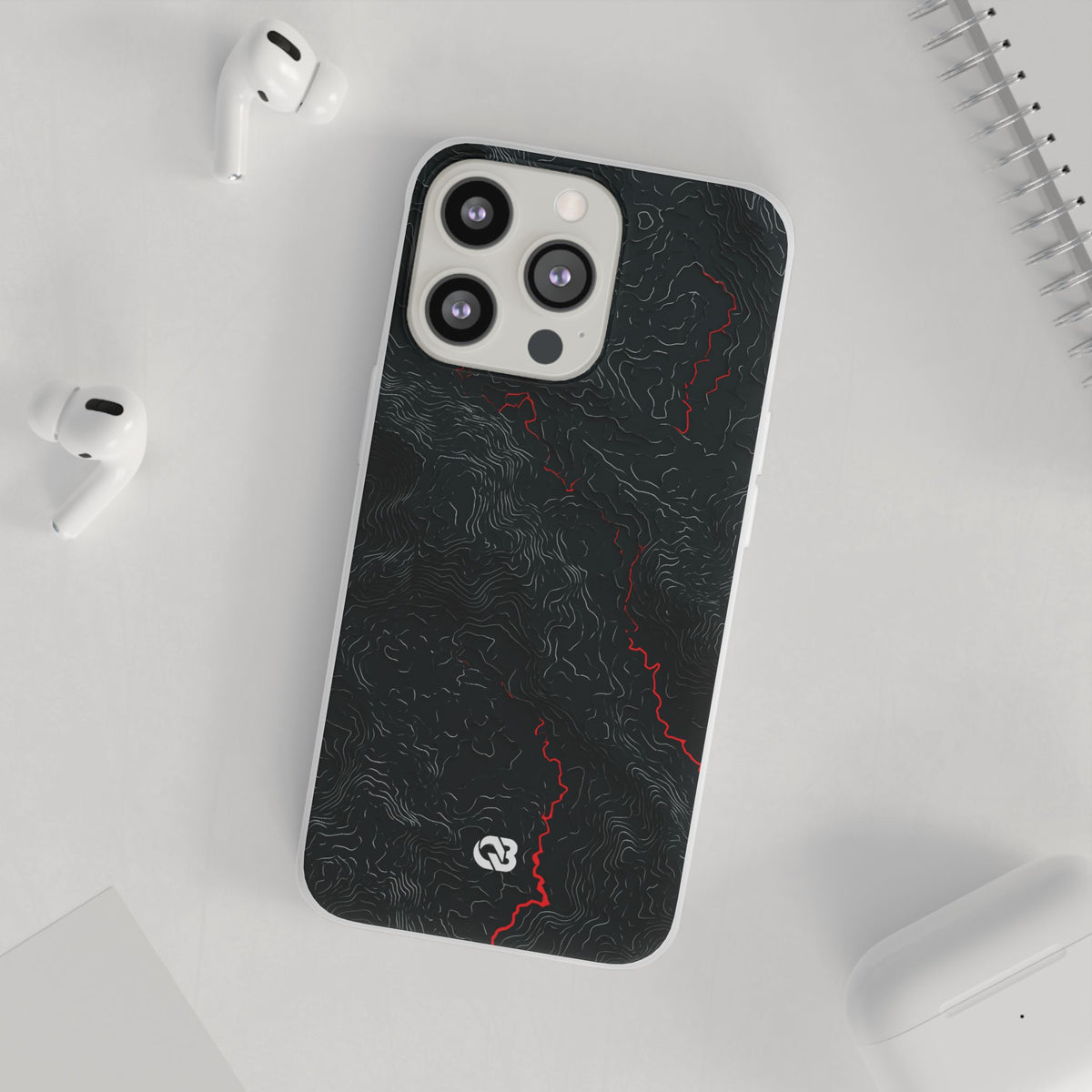 Crimson Rift · Lite Phone Case for iPhone · Black