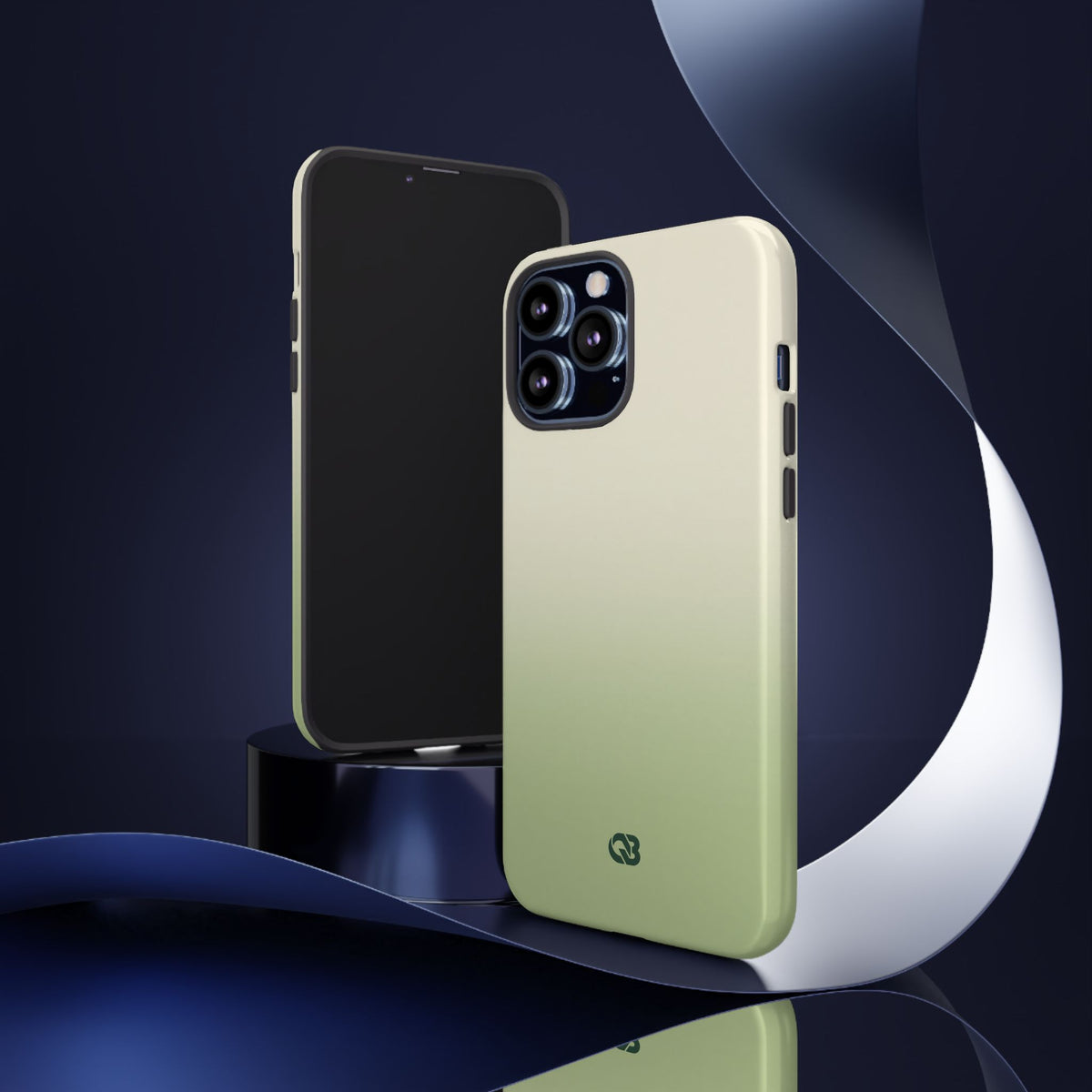 Muted Sage Ombre · Tough Phone Case for iPhone · Green