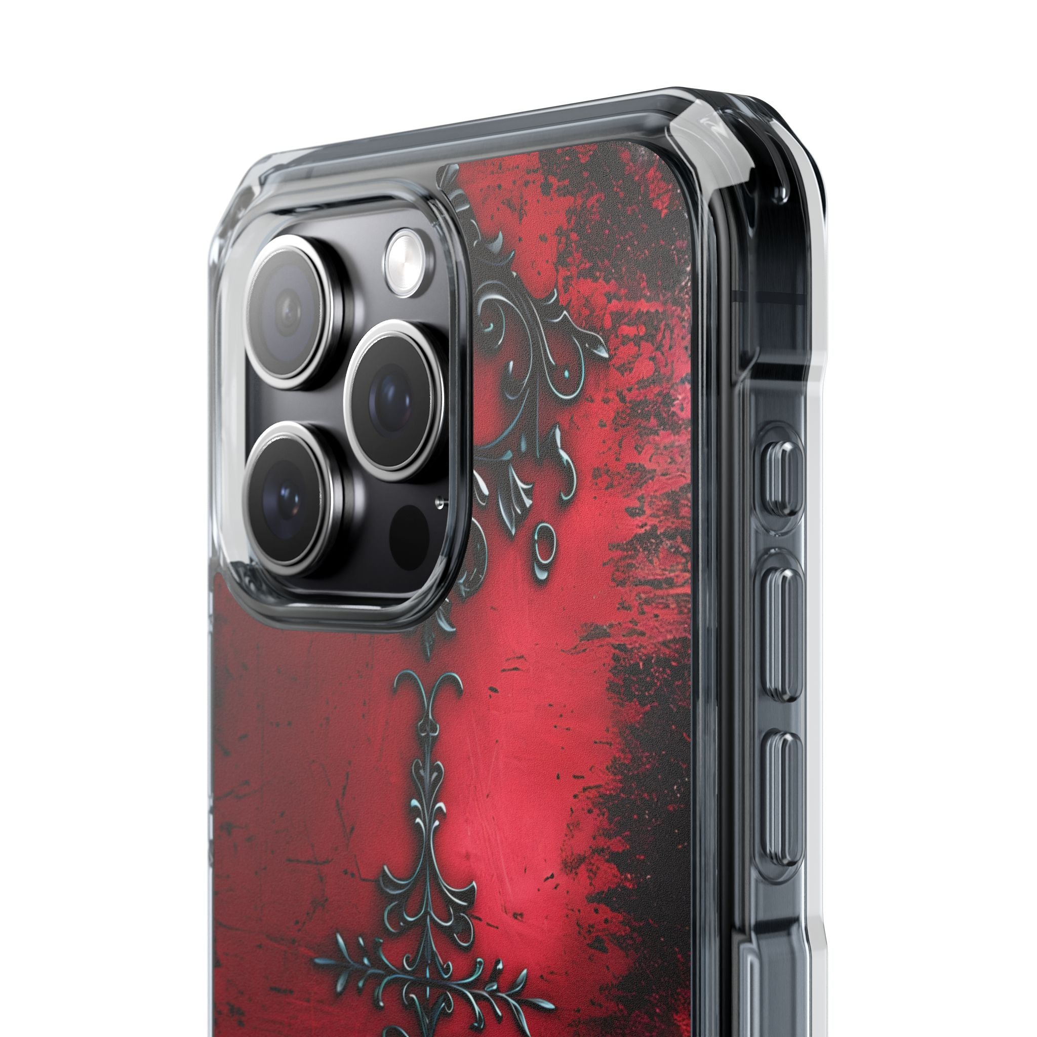 Crimson Gothic Filigree · Impact Phone Case for iPhone · Magsafe