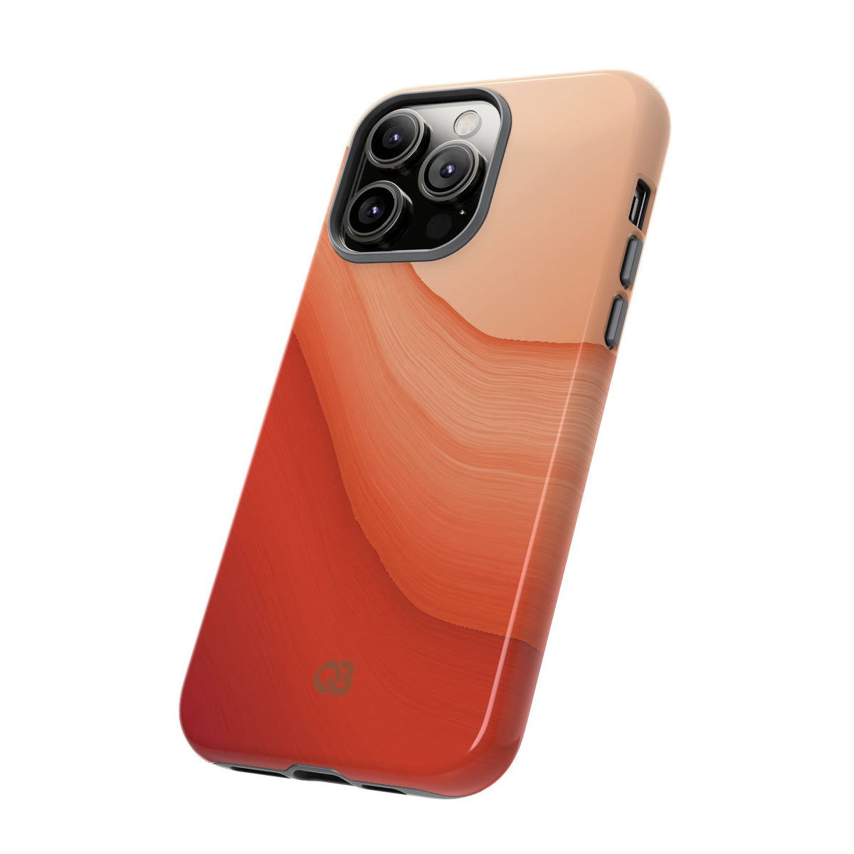 Terracotta Flow · Tough Phone Case for iPhone · Orange