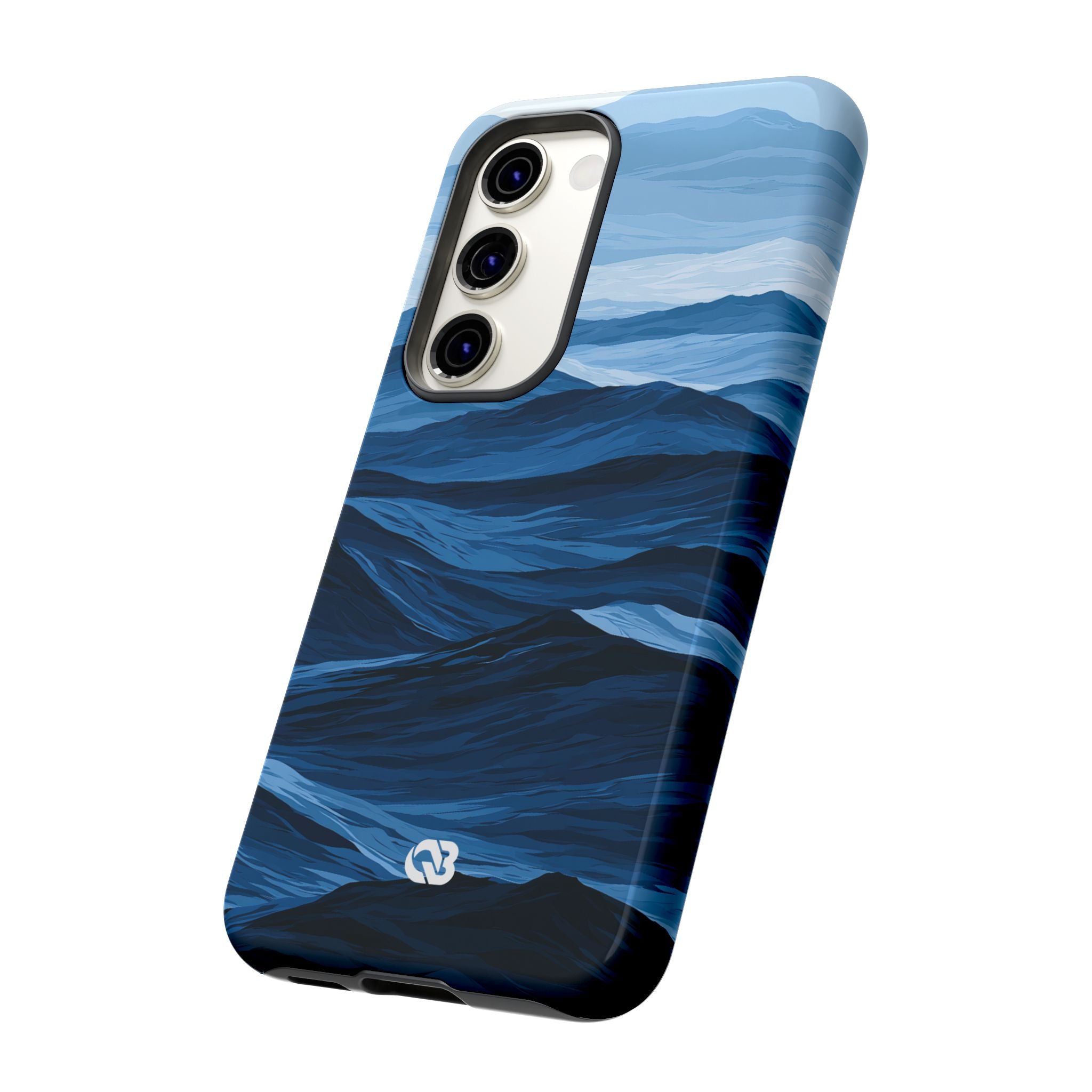 Blue Tough Phone Case for Samsung - Cobalt Ridge Tides