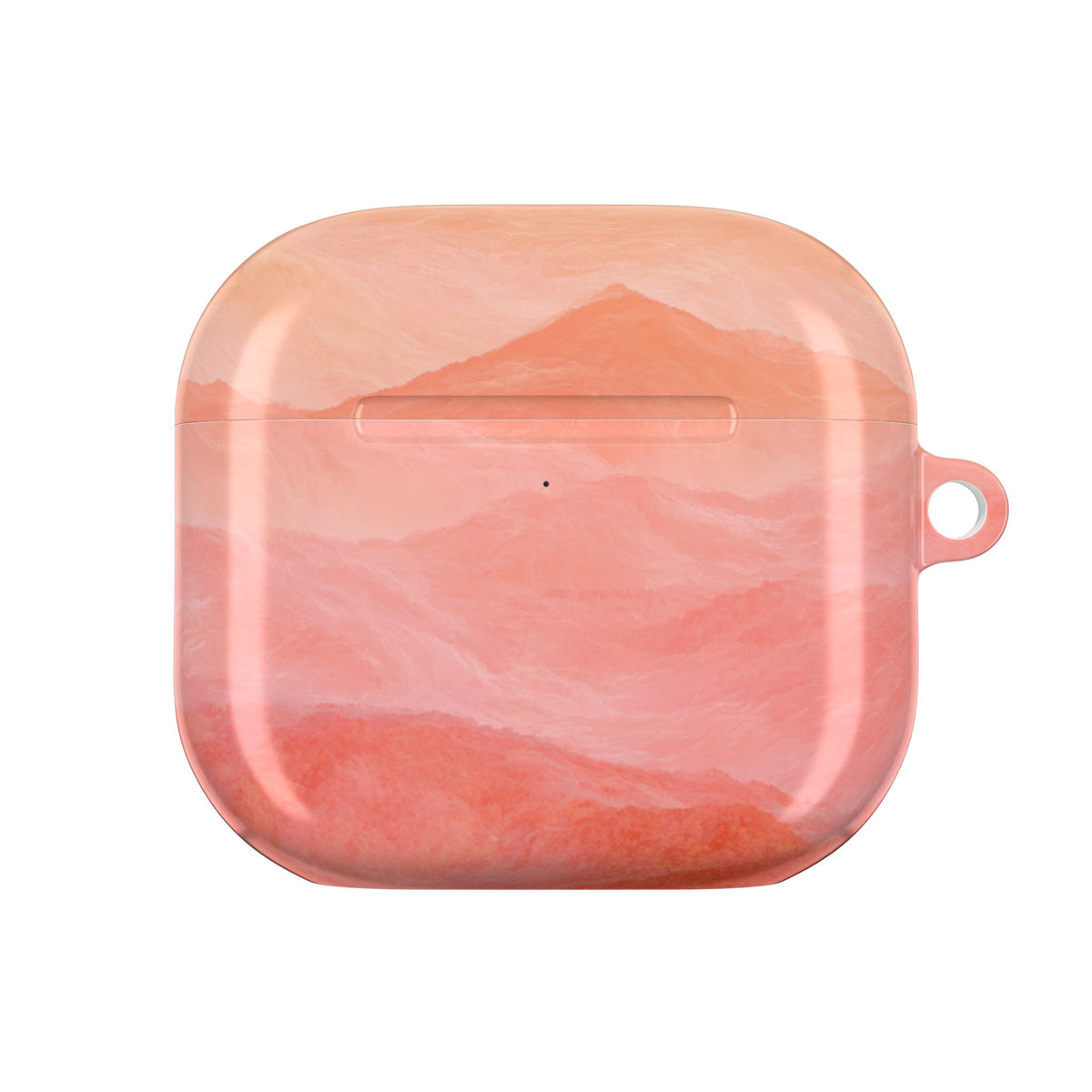 Alpenglow Ridge Vista · Hard Case for AirPods & AirPods Pro · Orange