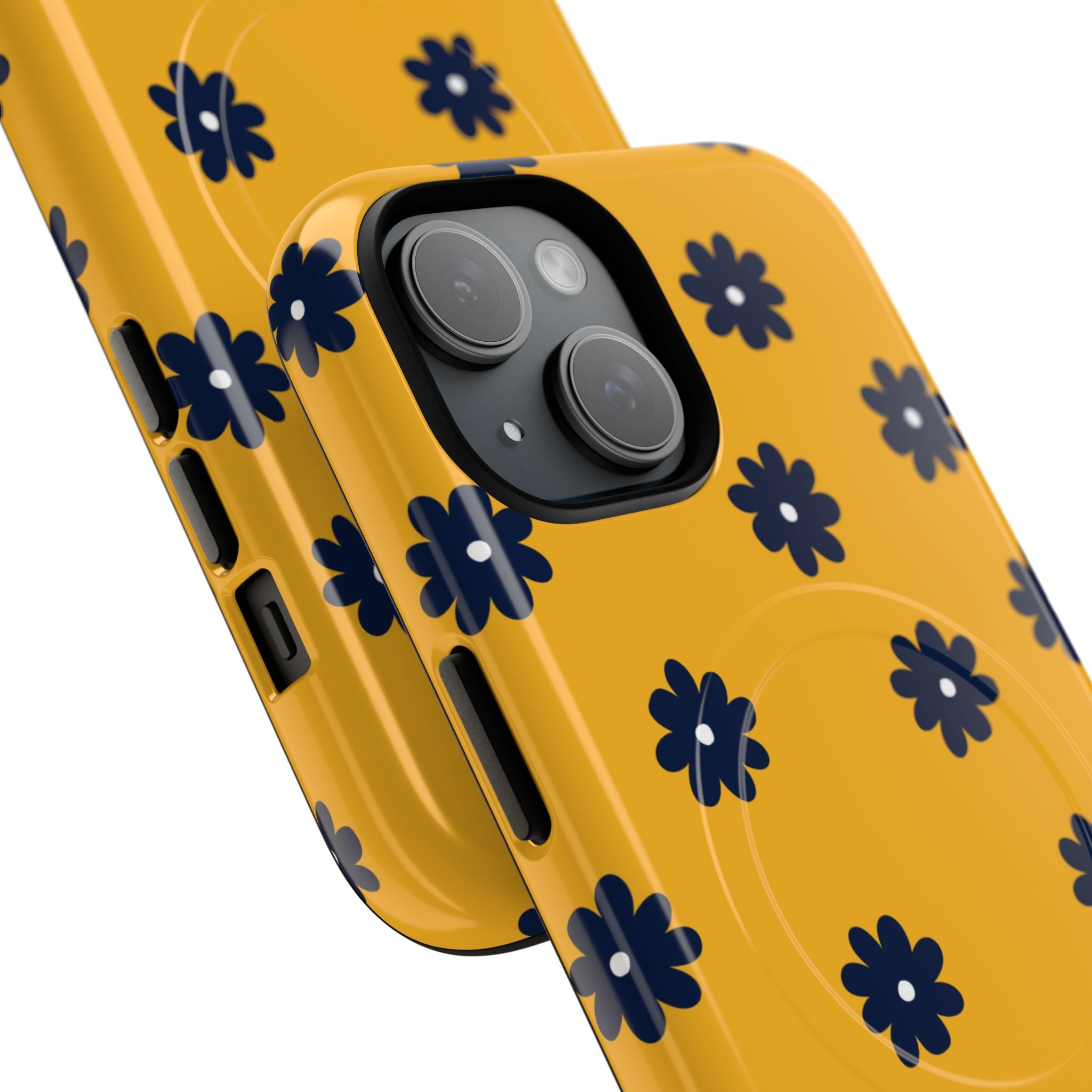 Navy Daisy Mustard · Tough+ Phone Case for iPhone · Magsafe
