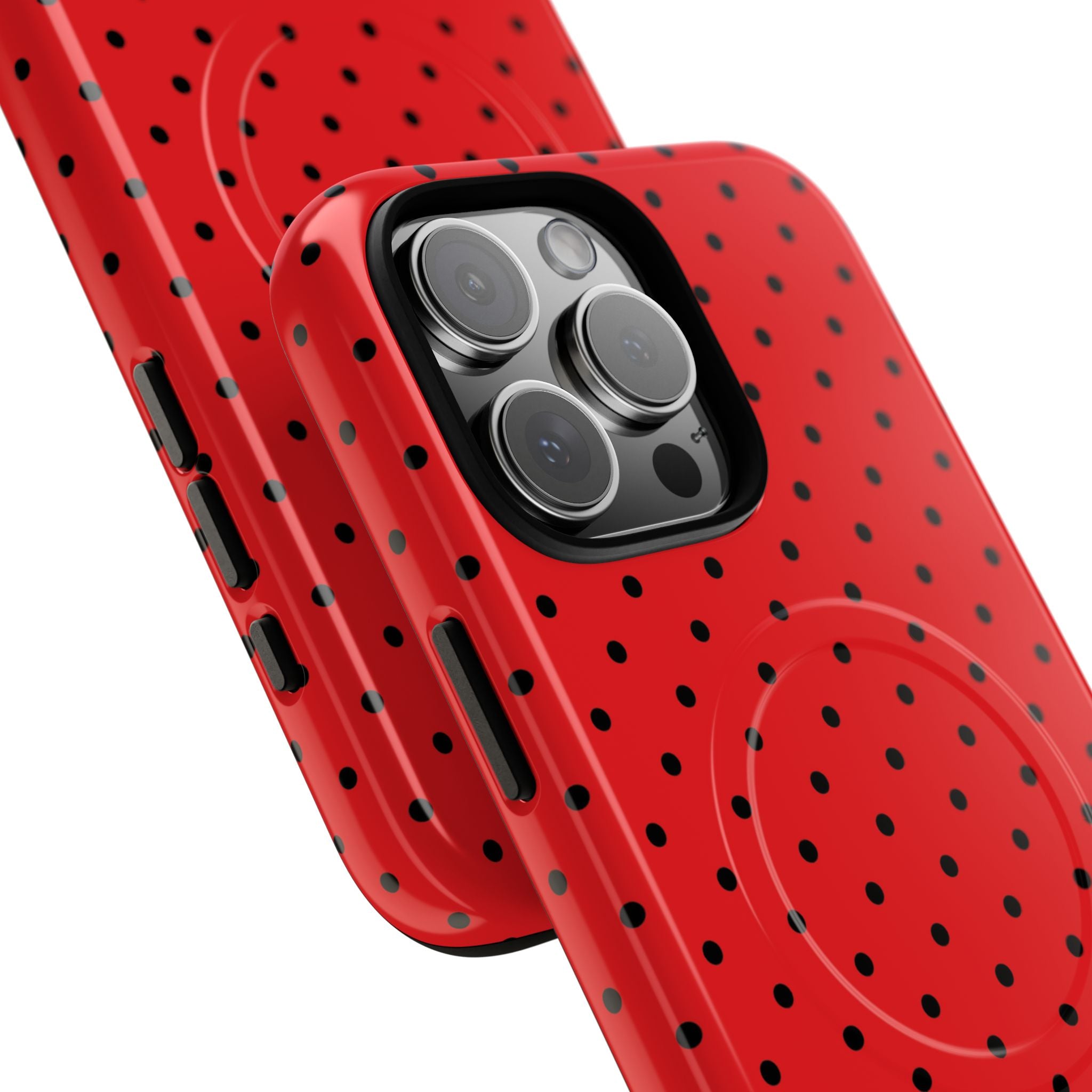Crimson Dot Matrix iPhone 16 Pro Max Case - Tough+