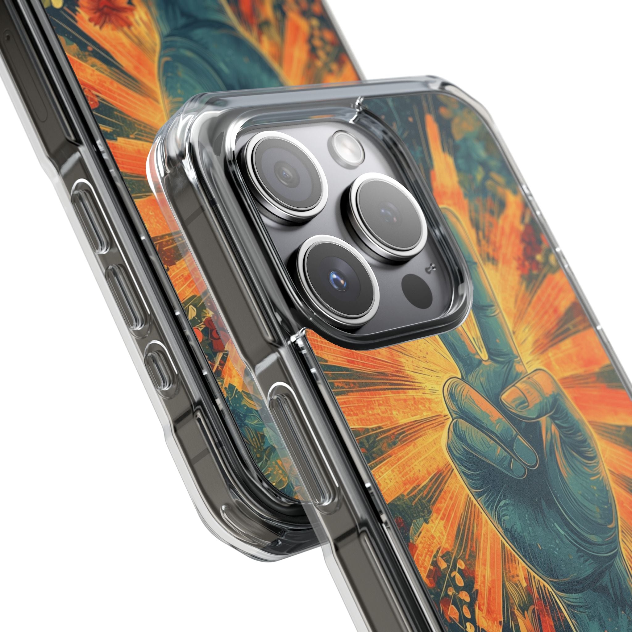 Radiant Peace Bloom · Impact etui na telefon dla iPhone · MagSafe