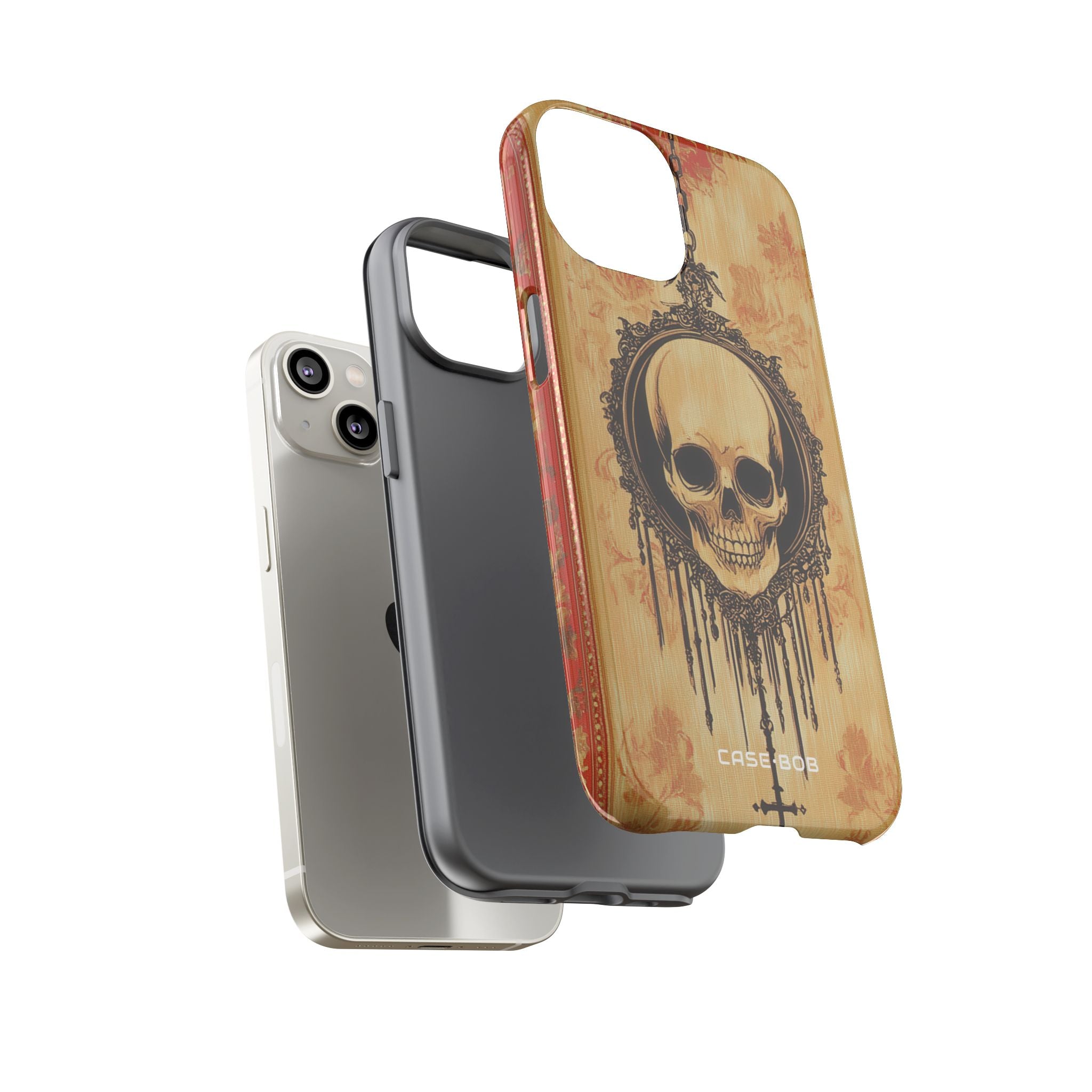 Skull Anhänger iPhone 14 Case - Tough