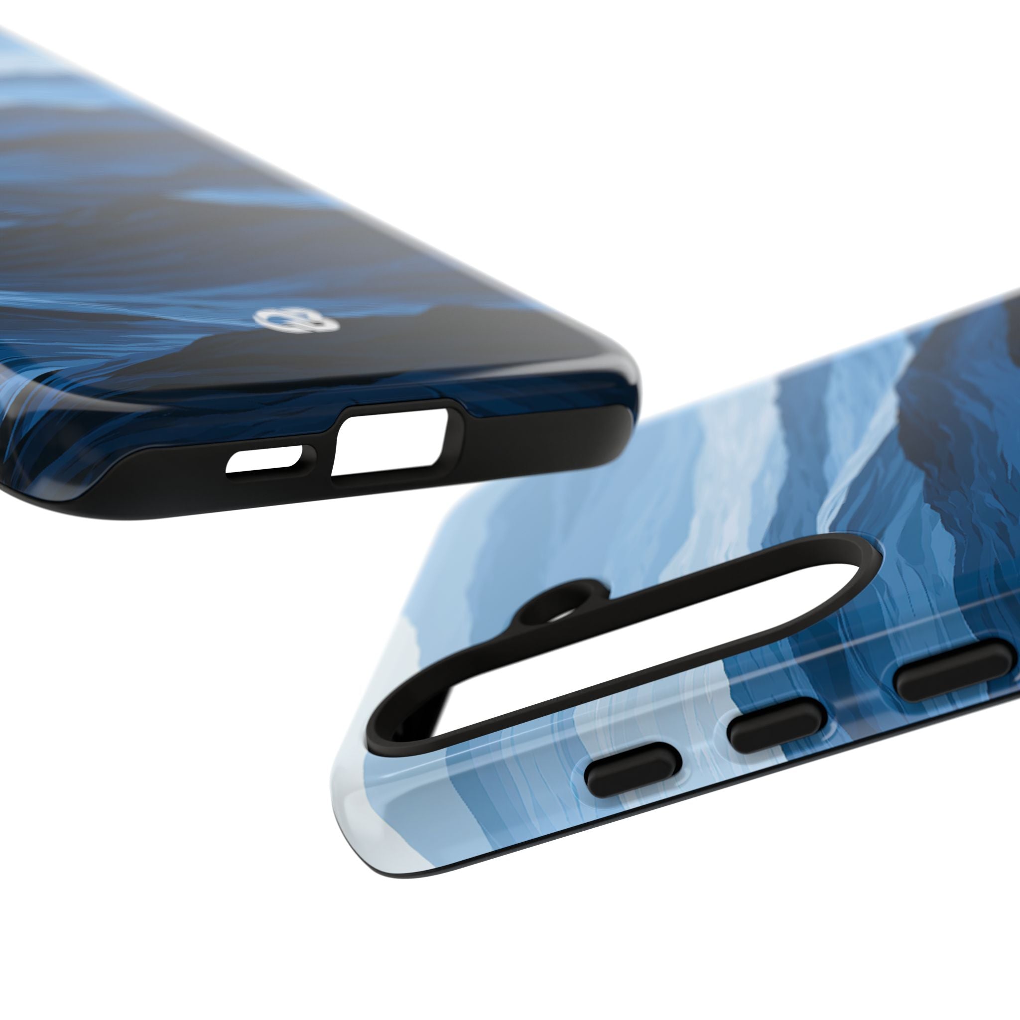 Blue Tough Phone Case for Samsung - Cobalt Ridge Tides