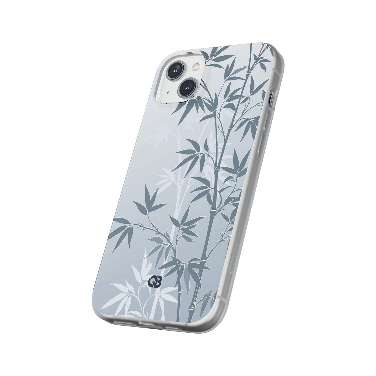Misty Bamboo Grove · Lite Phone Case for iPhone · Blue