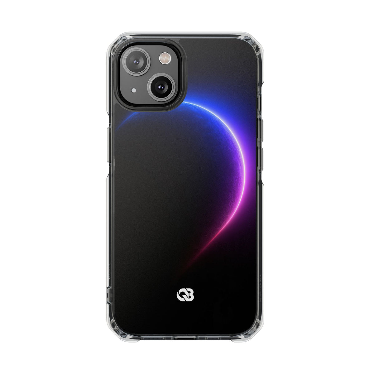 Luminous Eclipse · Clear Impact Magnetic Phone Case for iPhone · Black