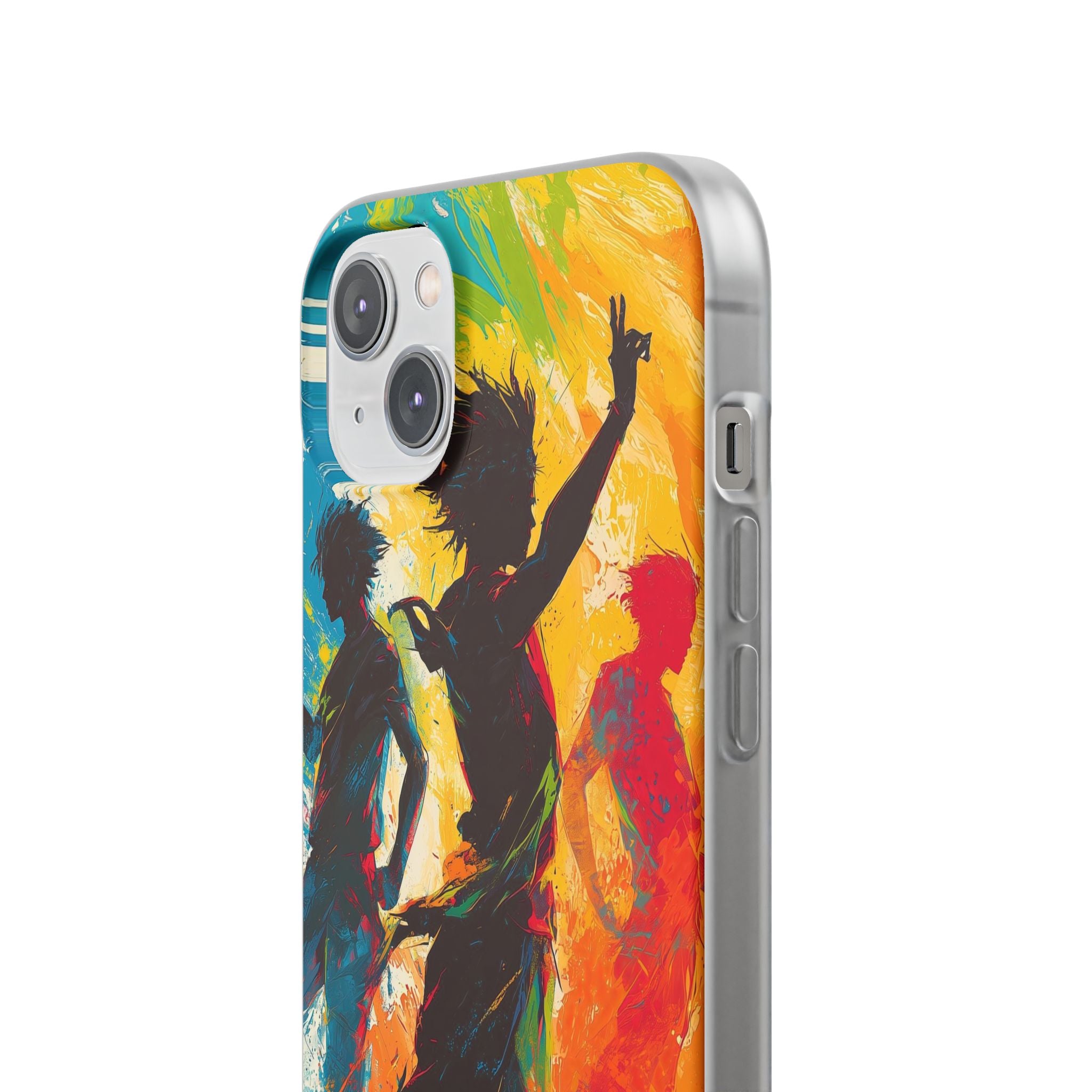 Electric Motion Blur · Soft Phone Case for iPhone