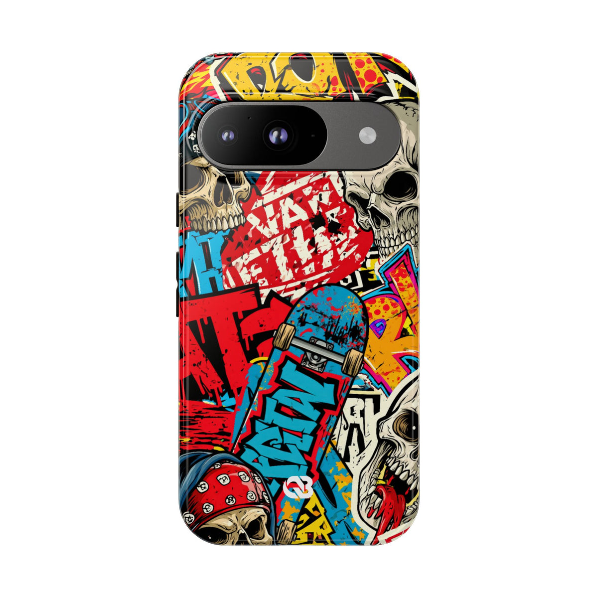 Skate Skull Riot · Tough Phone Case for Pixel · Red