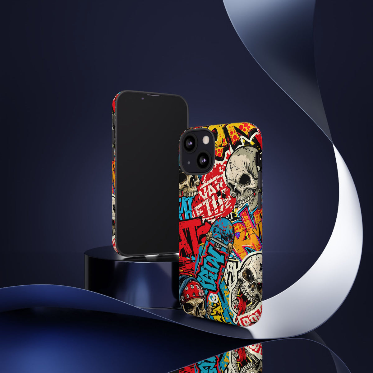 Skate Skull Riot · Tough Phone Case for iPhone · Red