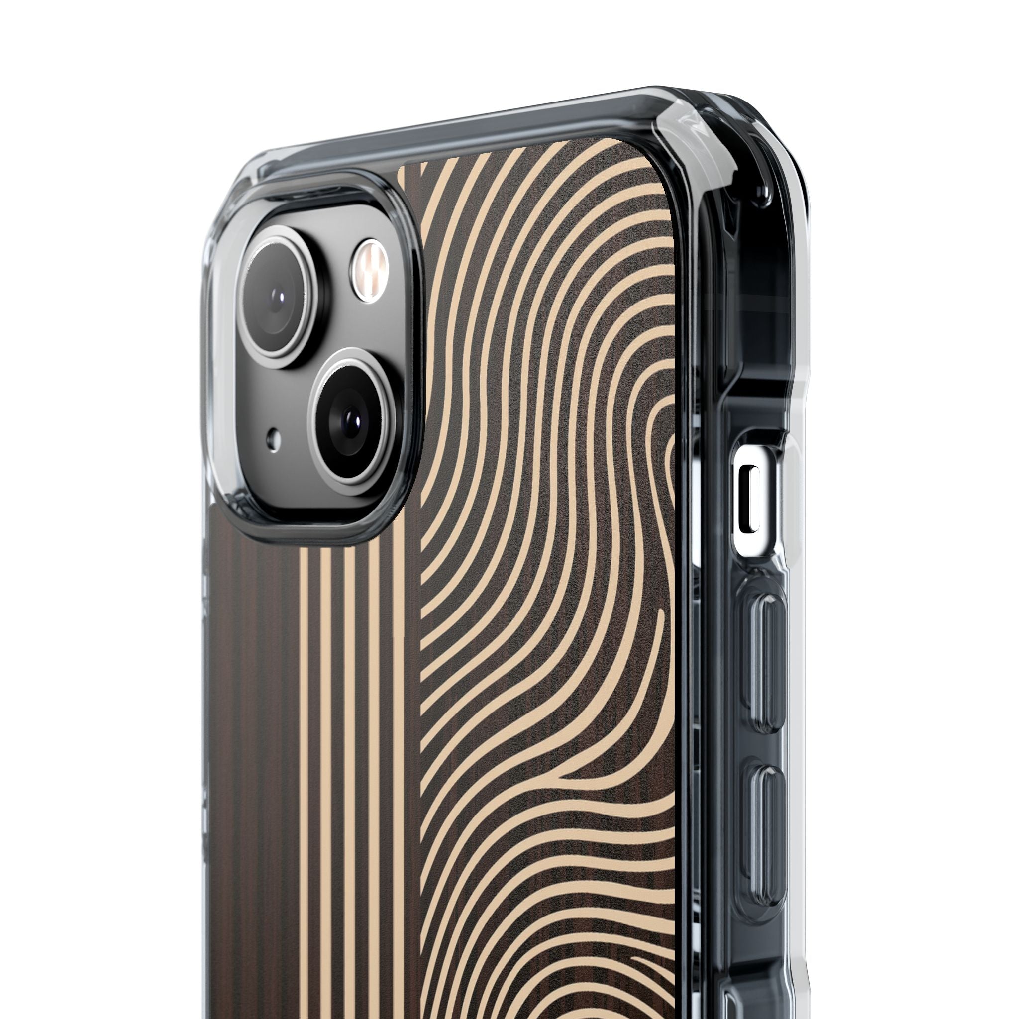 Brown Impact MagSafe Phone Case for iPhone - Espresso Sand Ridge