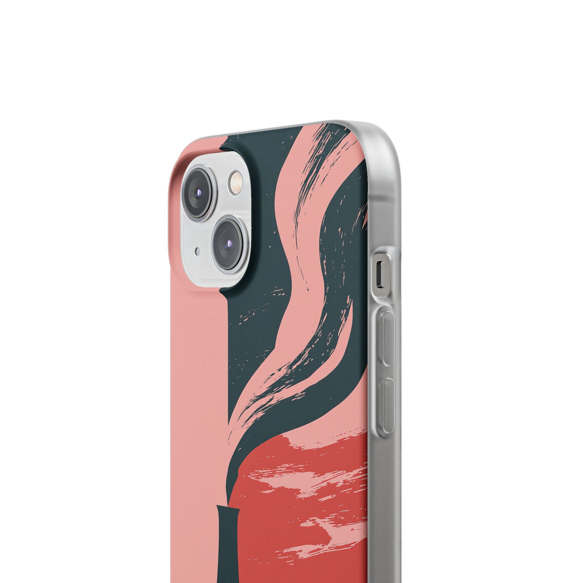 Pink Lite Phone Case for iPhone - Cinder Rose Plume