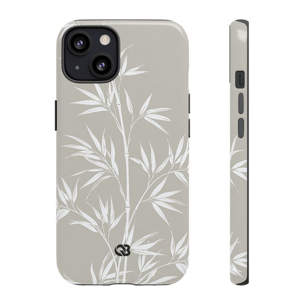 Serene Bamboo · Tough Phone Case for iPhone · Beige