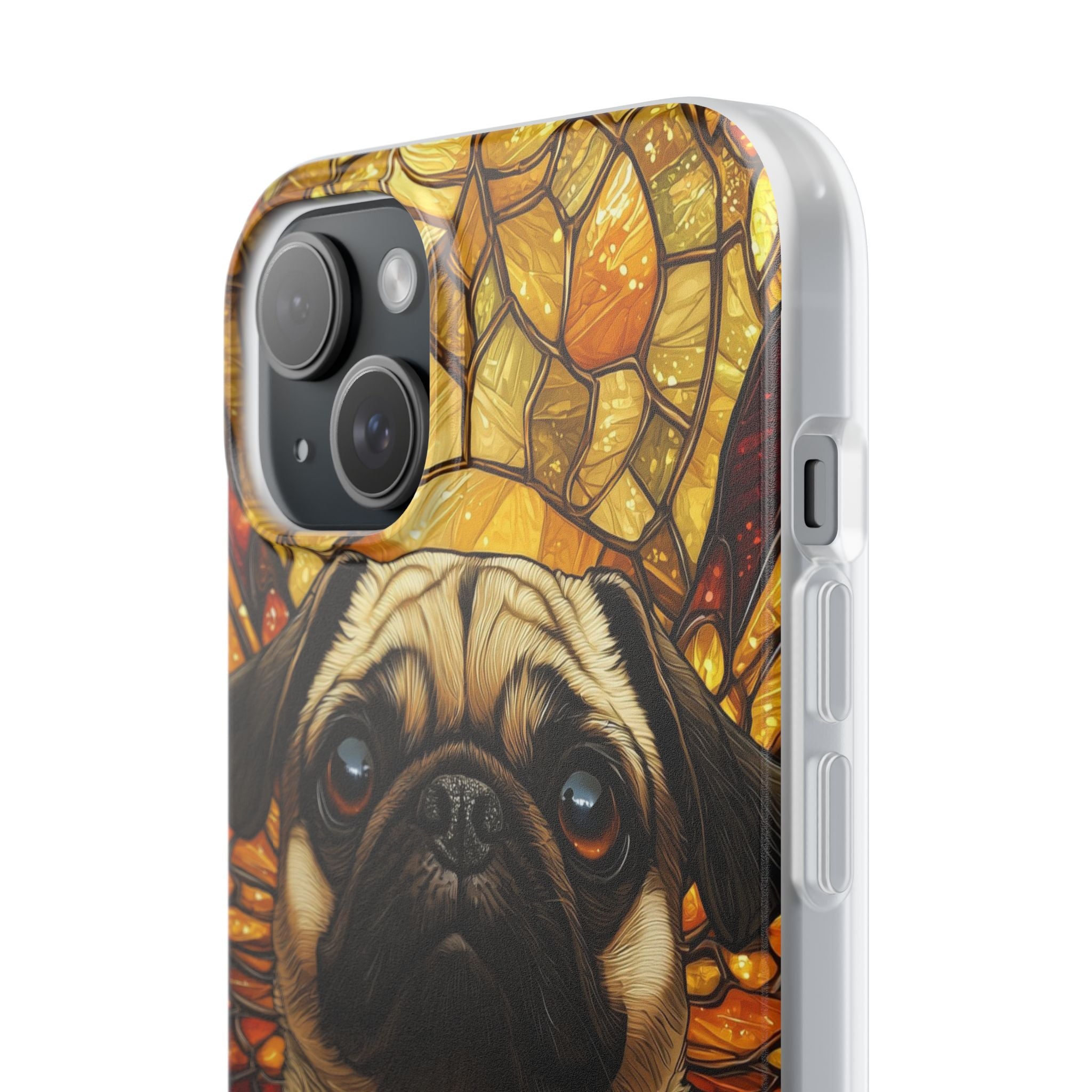 Amber Pug Divinity · Soft Case for iPhone