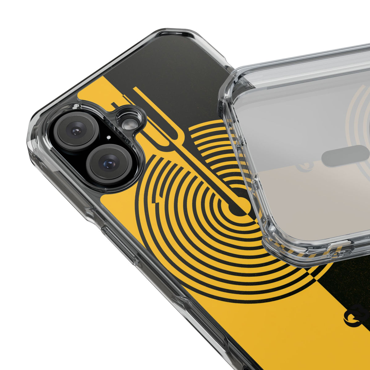 Yellow Impact MagSafe Phone Case for iPhone - Voltage Sector Pulse