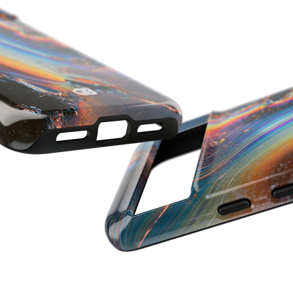 Prismatic Aura Flow · Tough Phone Case for Pixel · Blue