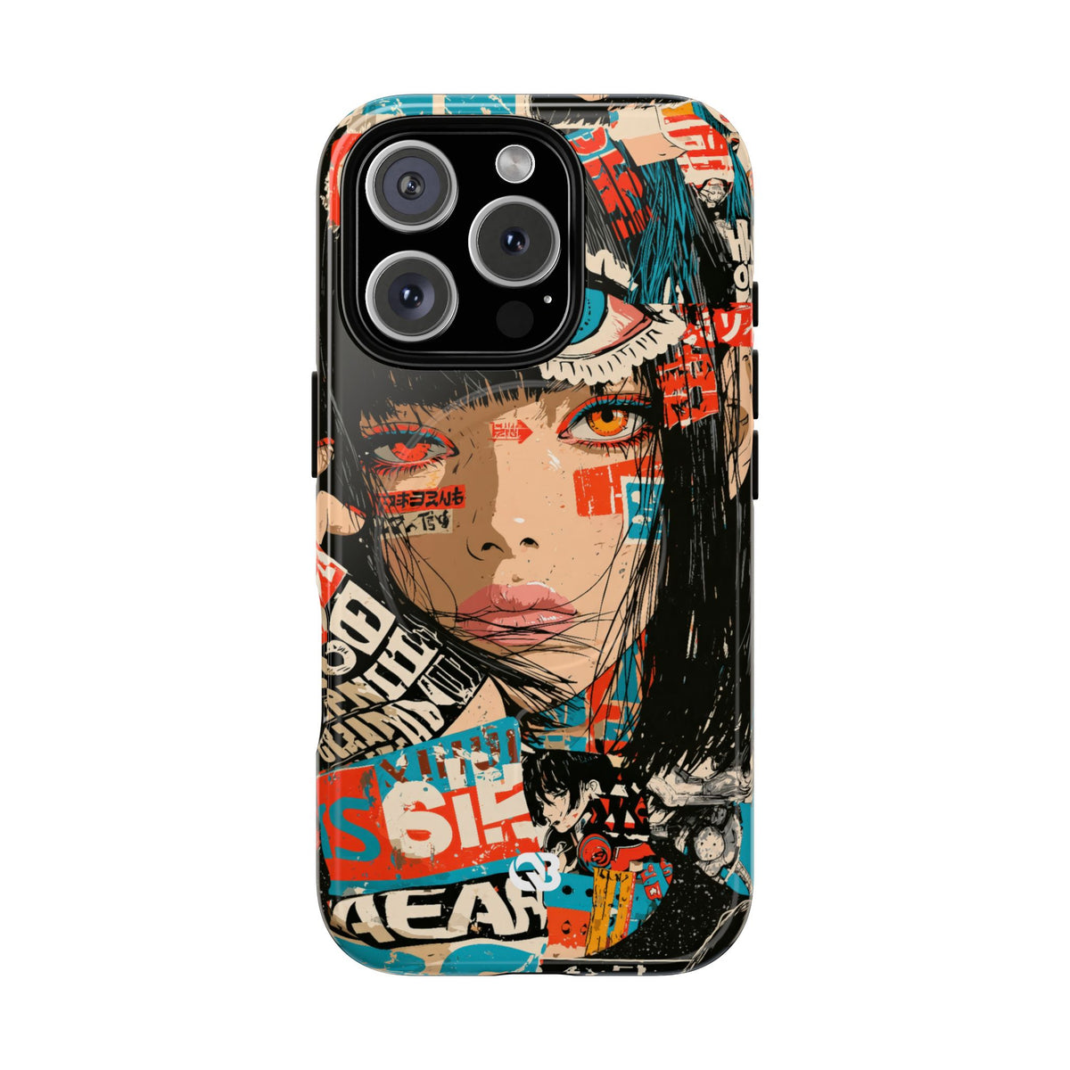 Shibuya Street Collage · Tough 2.0 Magnetic Phone Case for iPhone · Red