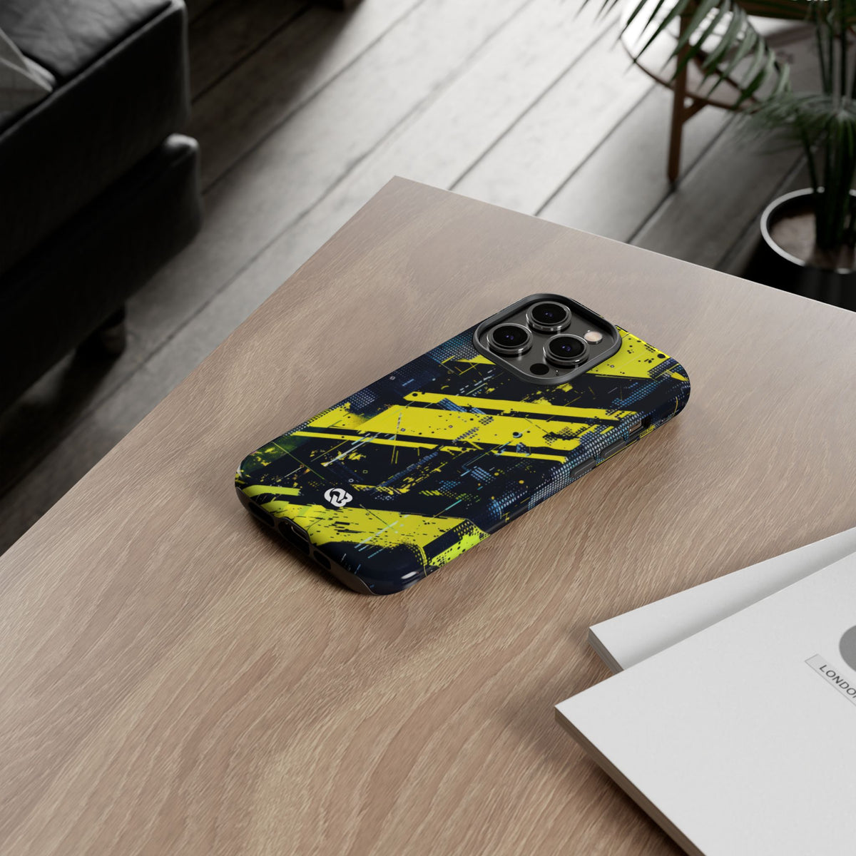 Acid Hazard · Tough Phone Case for iPhone · Yellow
