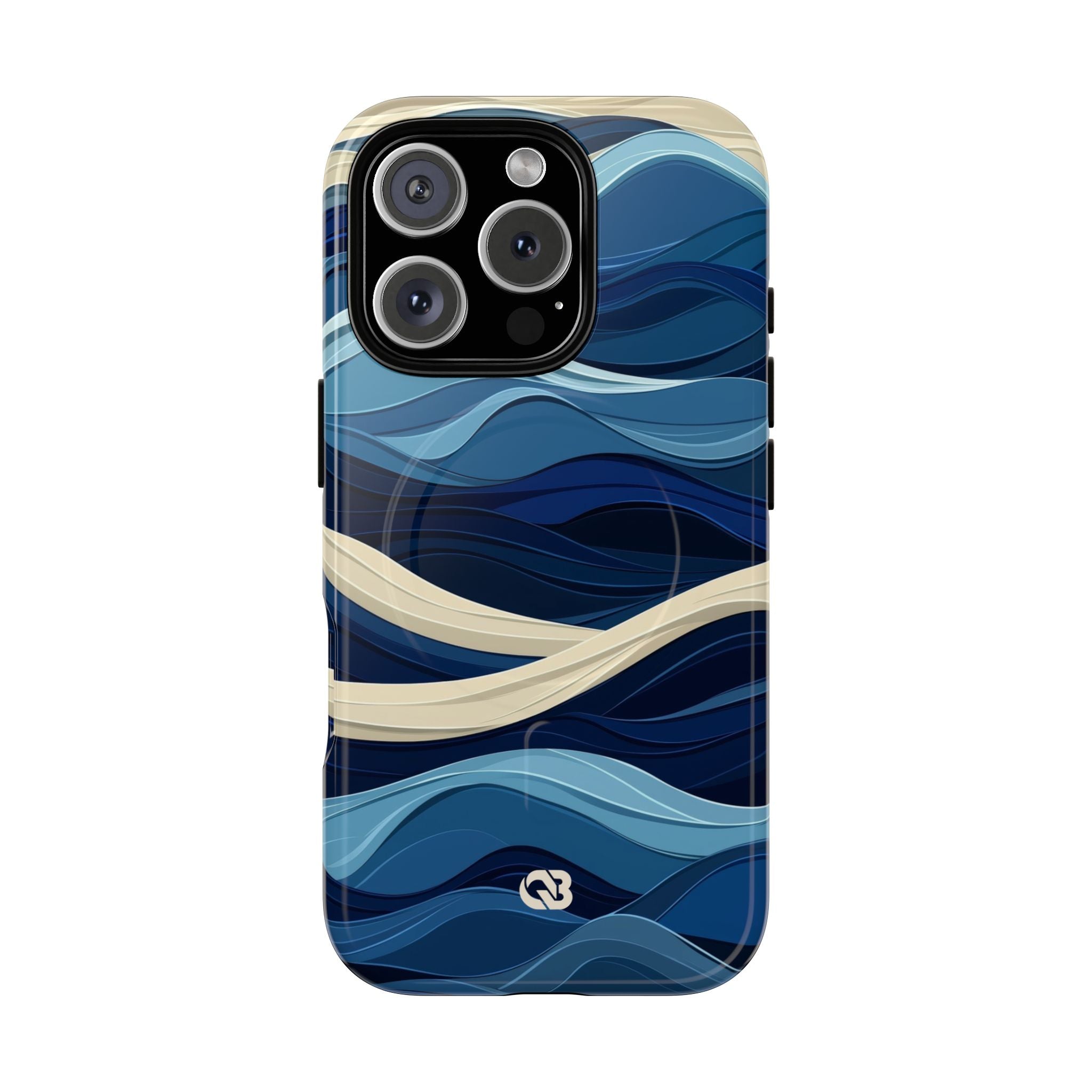 Cobalt Coast Layers · Tough+ Phone Case for iPhone · Magsafe