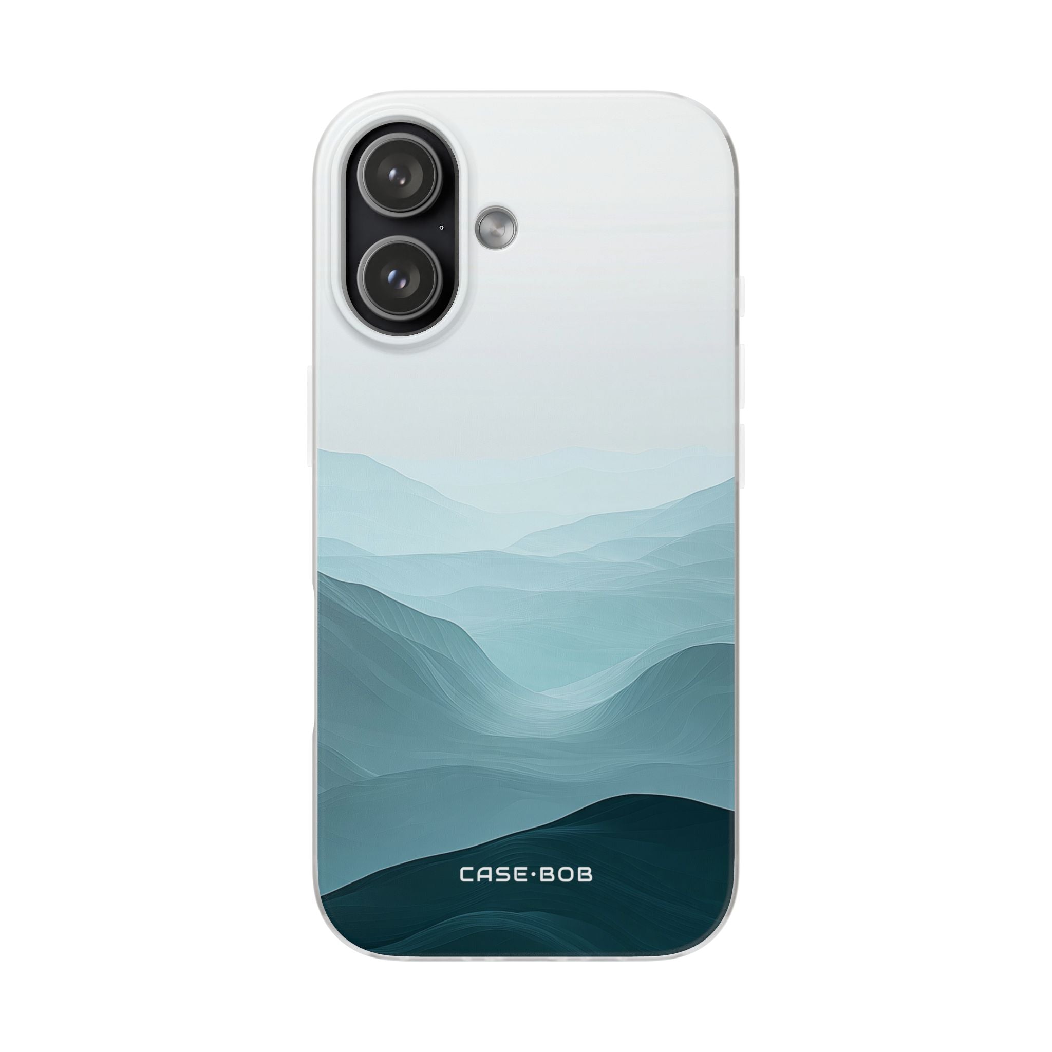 Teal Mist Mountains iPhone 17 Case - Soft - CASE•BOB