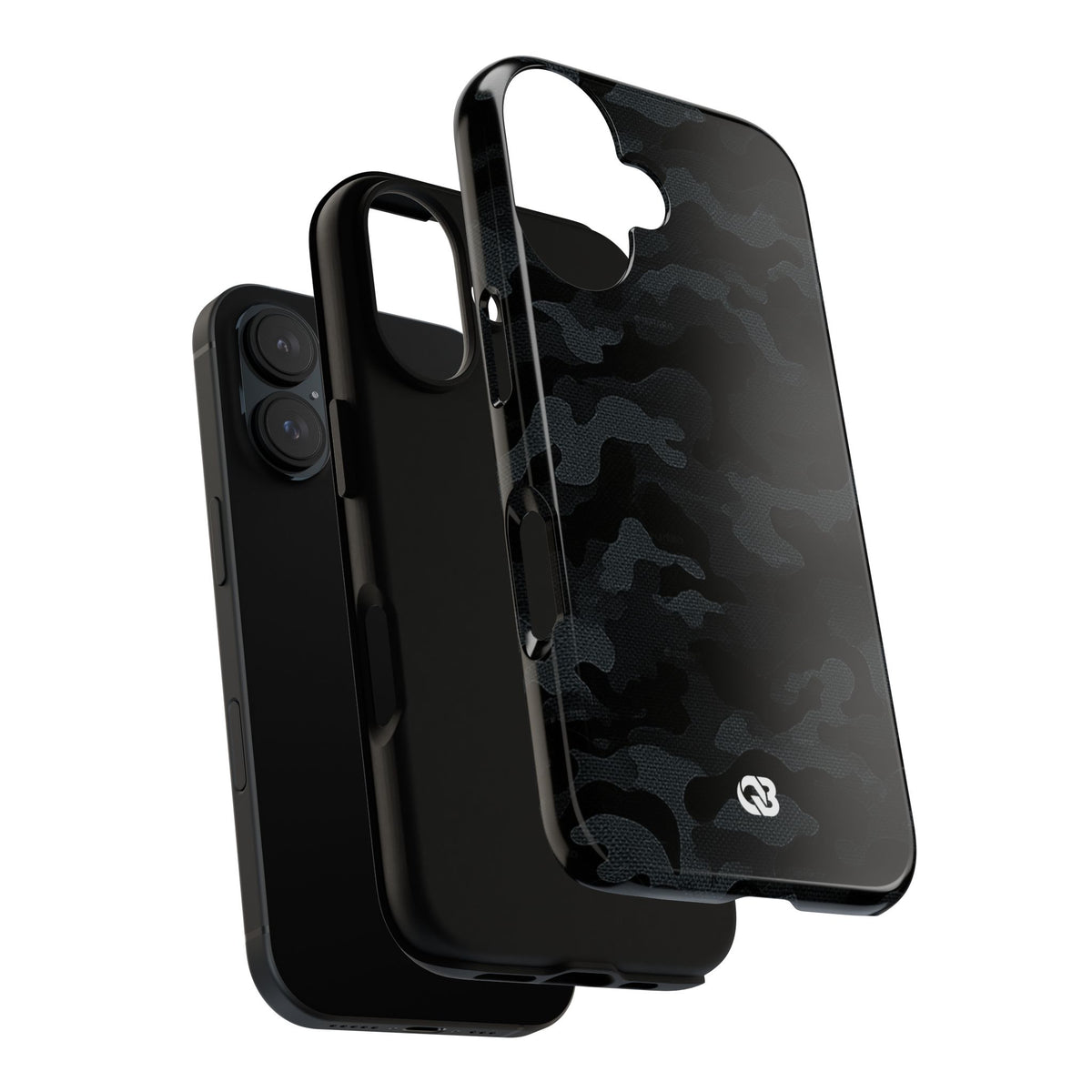 Blackout Urban Camo · Tough Phone Case for iPhone · Black