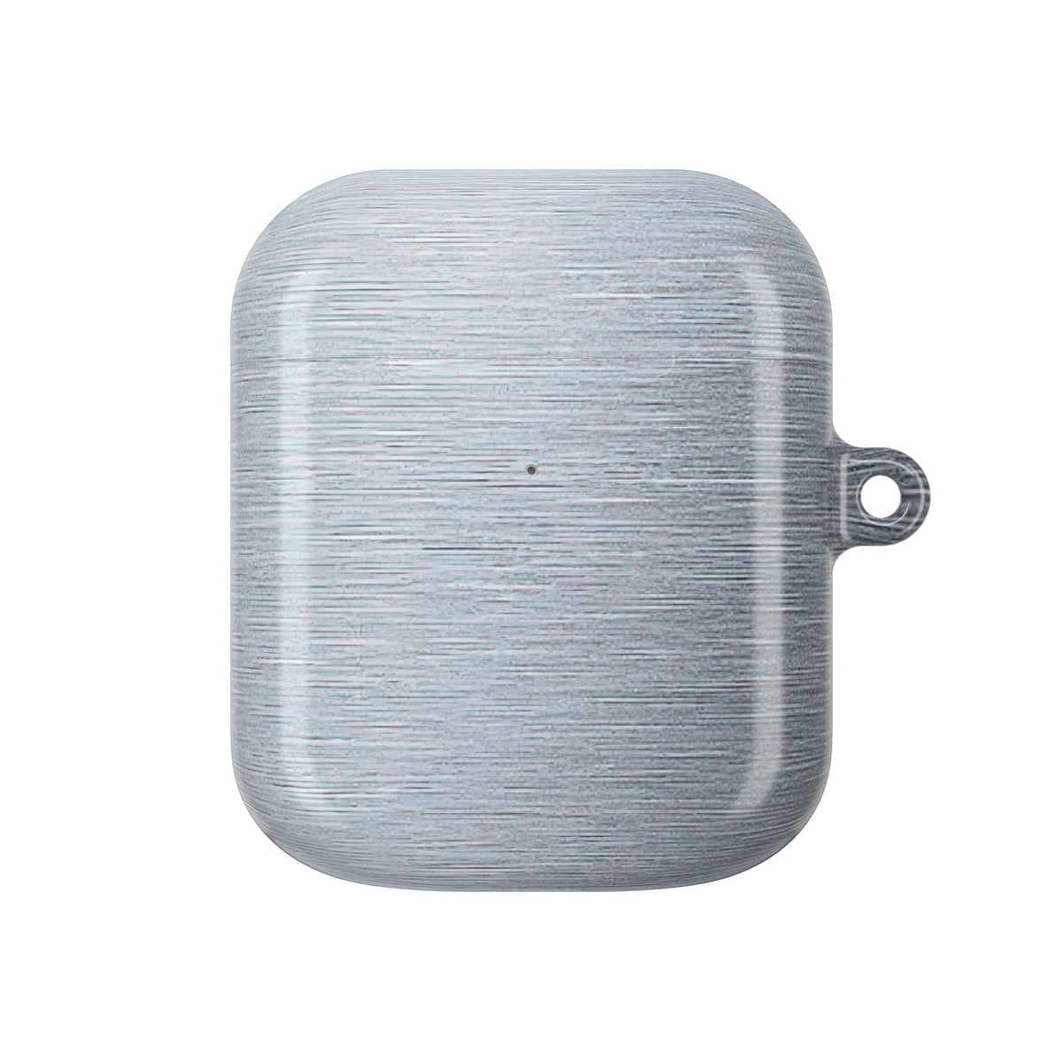 Brushed Aluminum · Hard Case for AirPods & AirPods Pro · Silver