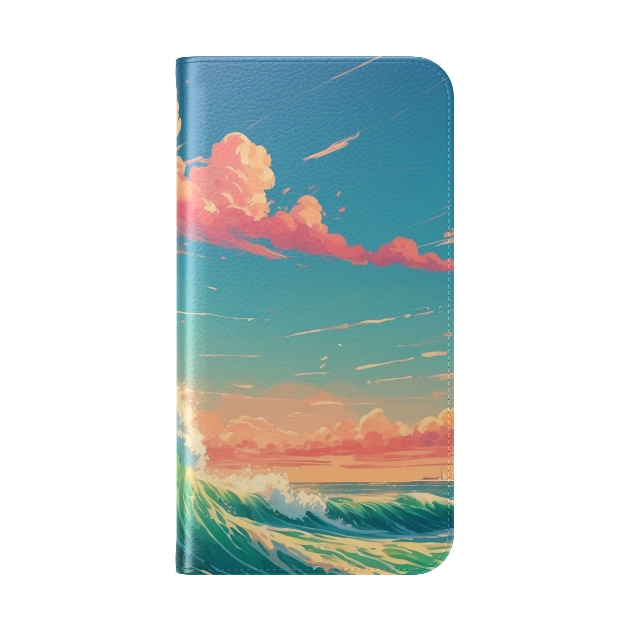 Sunset Wave - iPhone 16 Max Case - Wallet