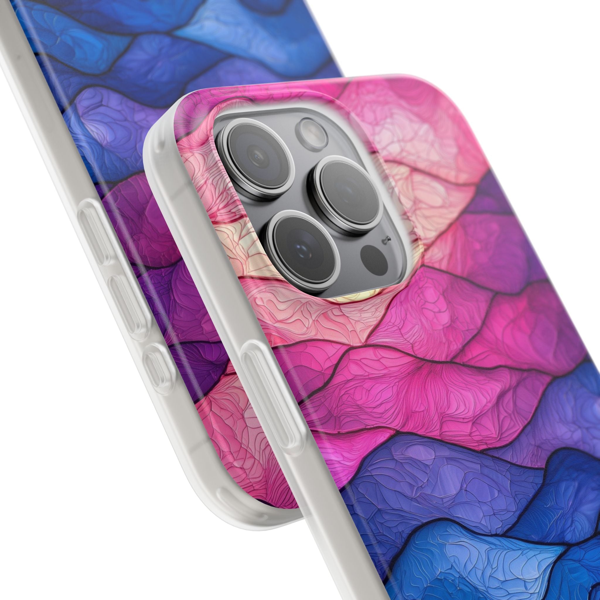 Electric Ridge Flow · Soft Phone Case for iPhone