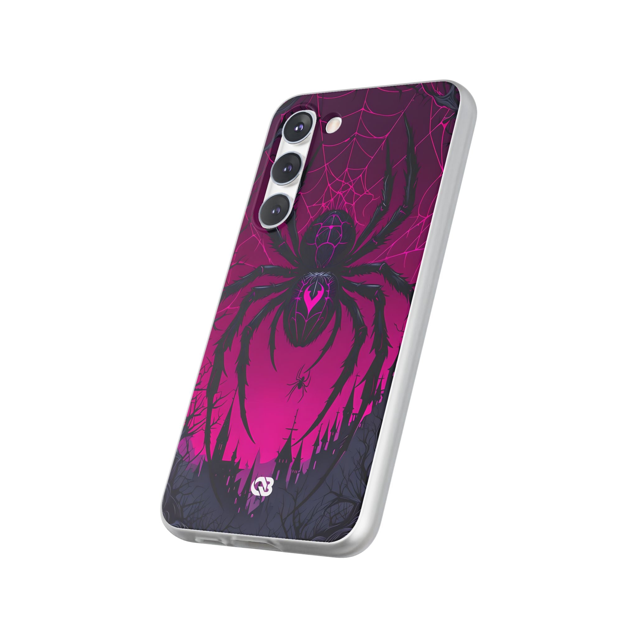 Obsidian Neon Widow · Soft Custodia per Samsung