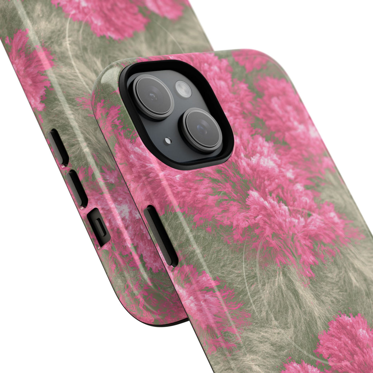 Digital Blossom · Tough 2.0 Magnetic Phone Case for iPhone · Pink