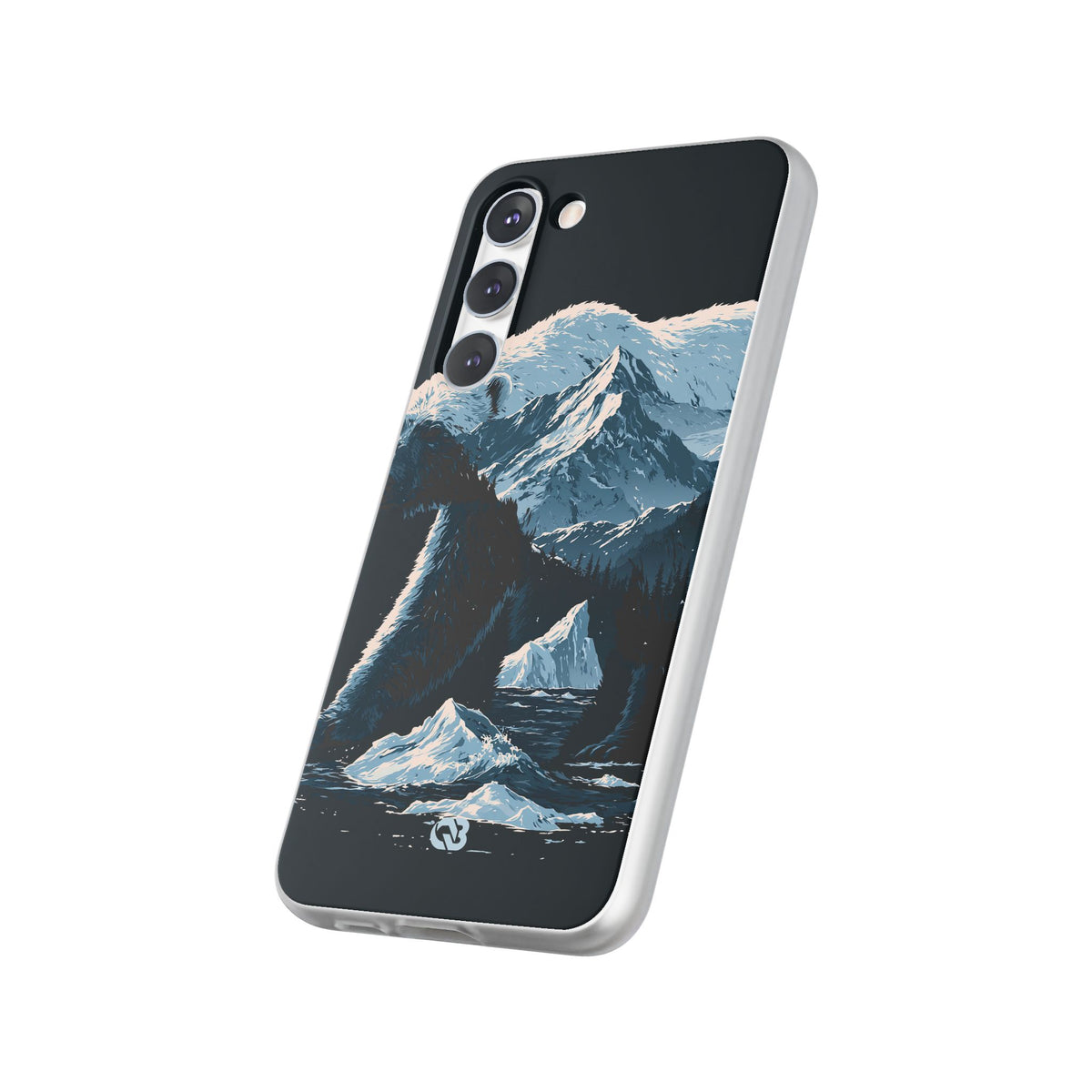 Nordic Arctic Bear · Lite Phone Case for Samsung · Black